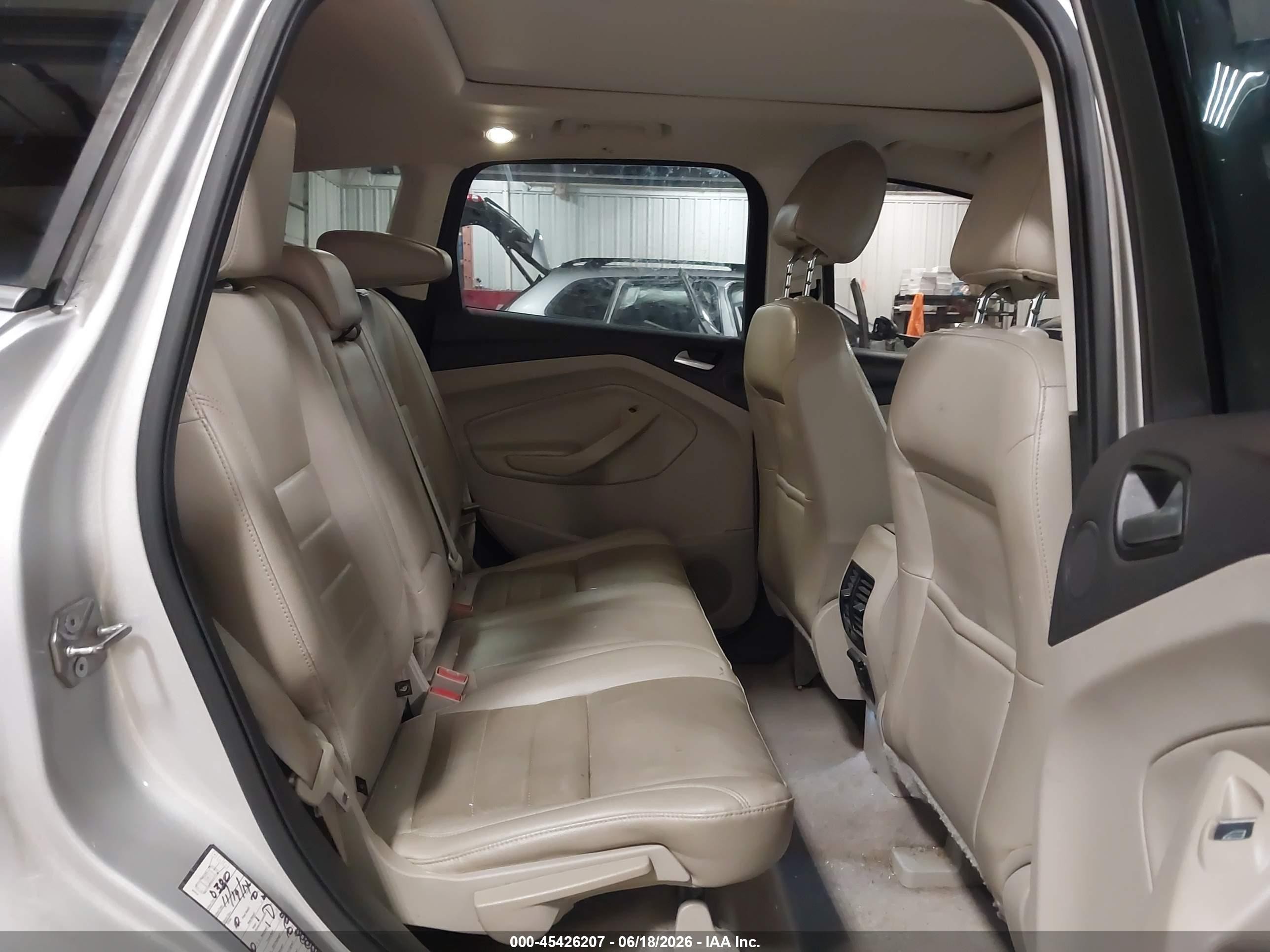 2015 Ford Escape Titanium Silver vin: 1FMCU0J90FUA68889