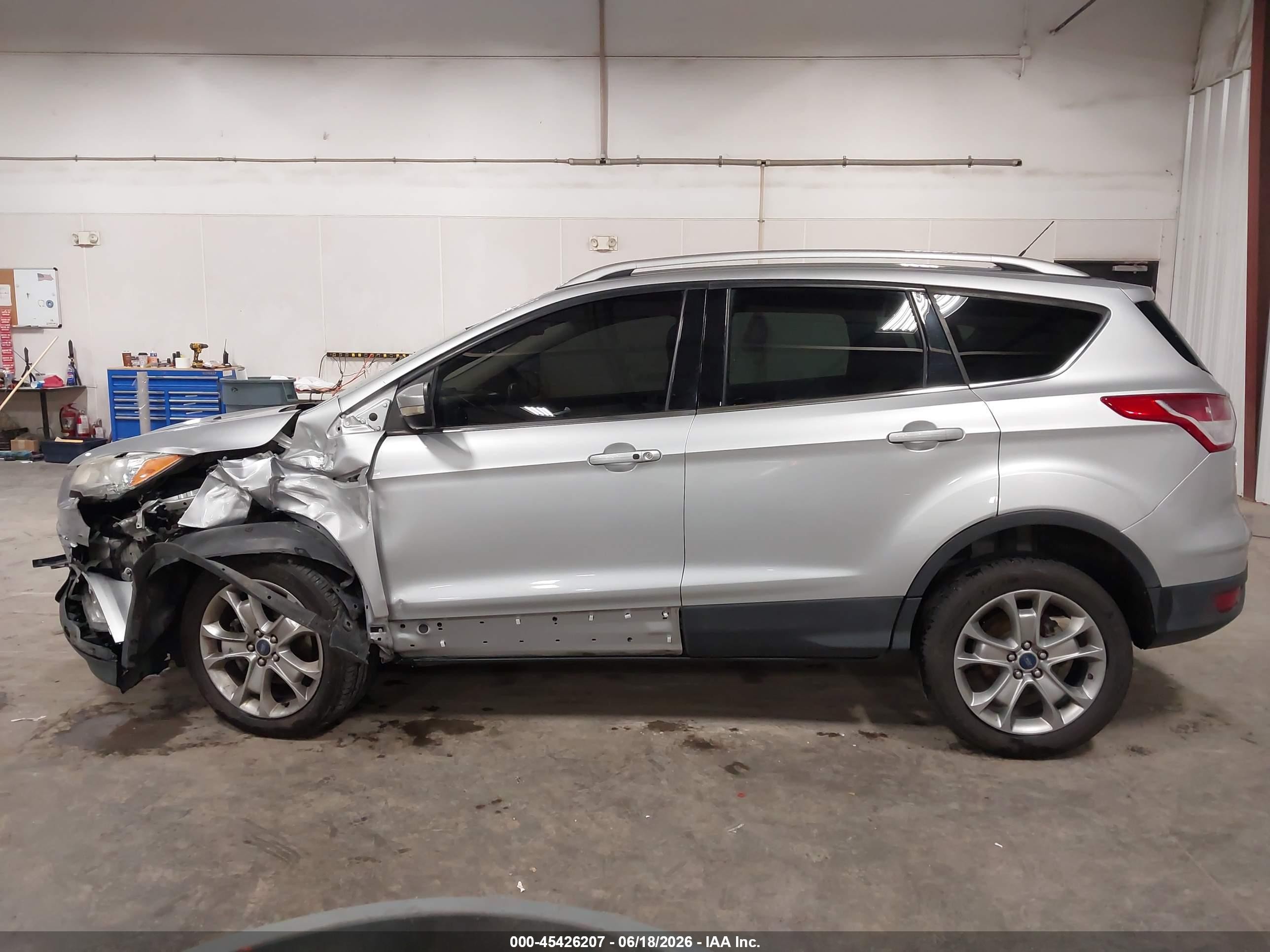 2015 Ford Escape Titanium Silver vin: 1FMCU0J90FUA68889