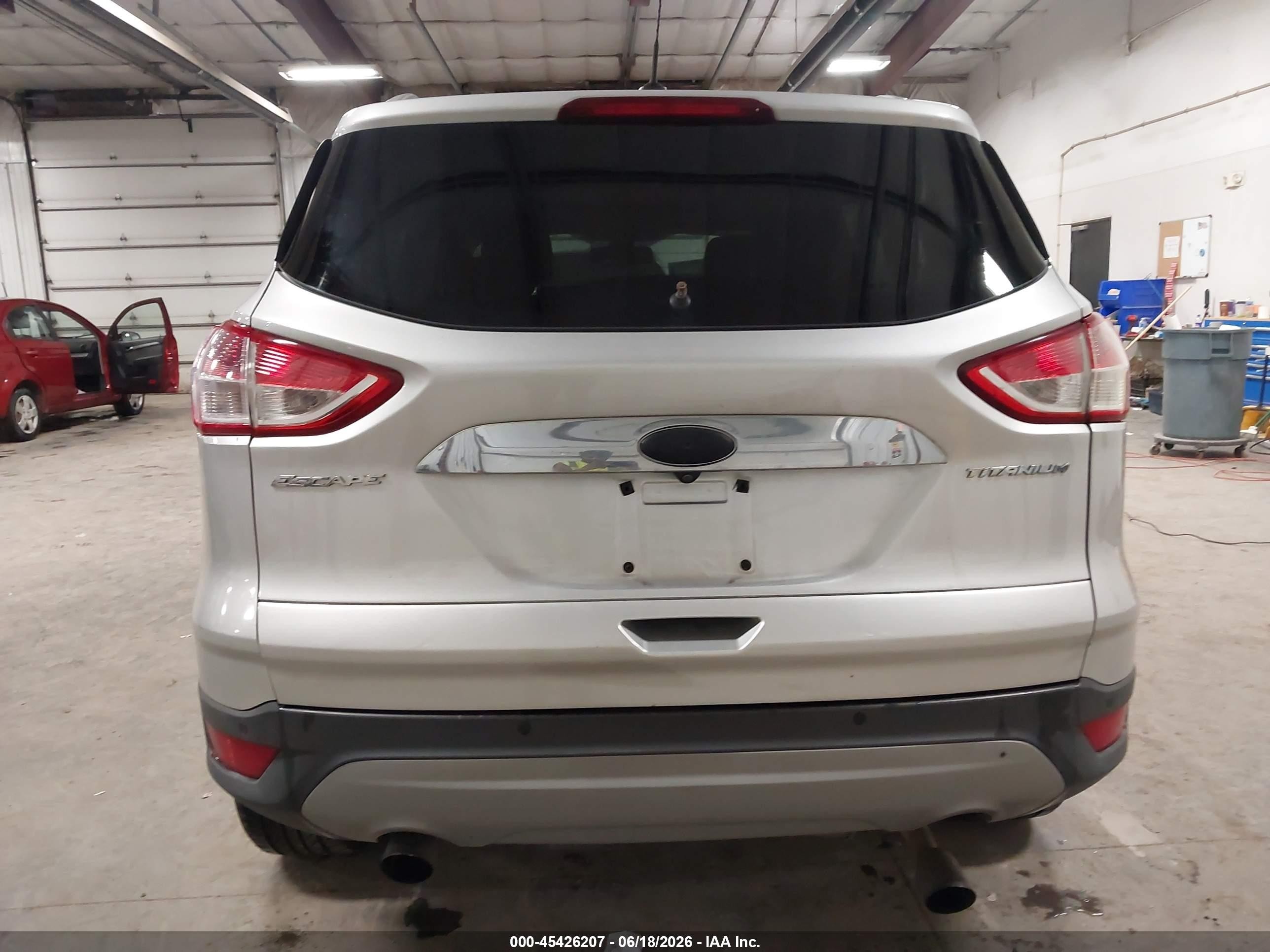 2015 Ford Escape Titanium Silver vin: 1FMCU0J90FUA68889