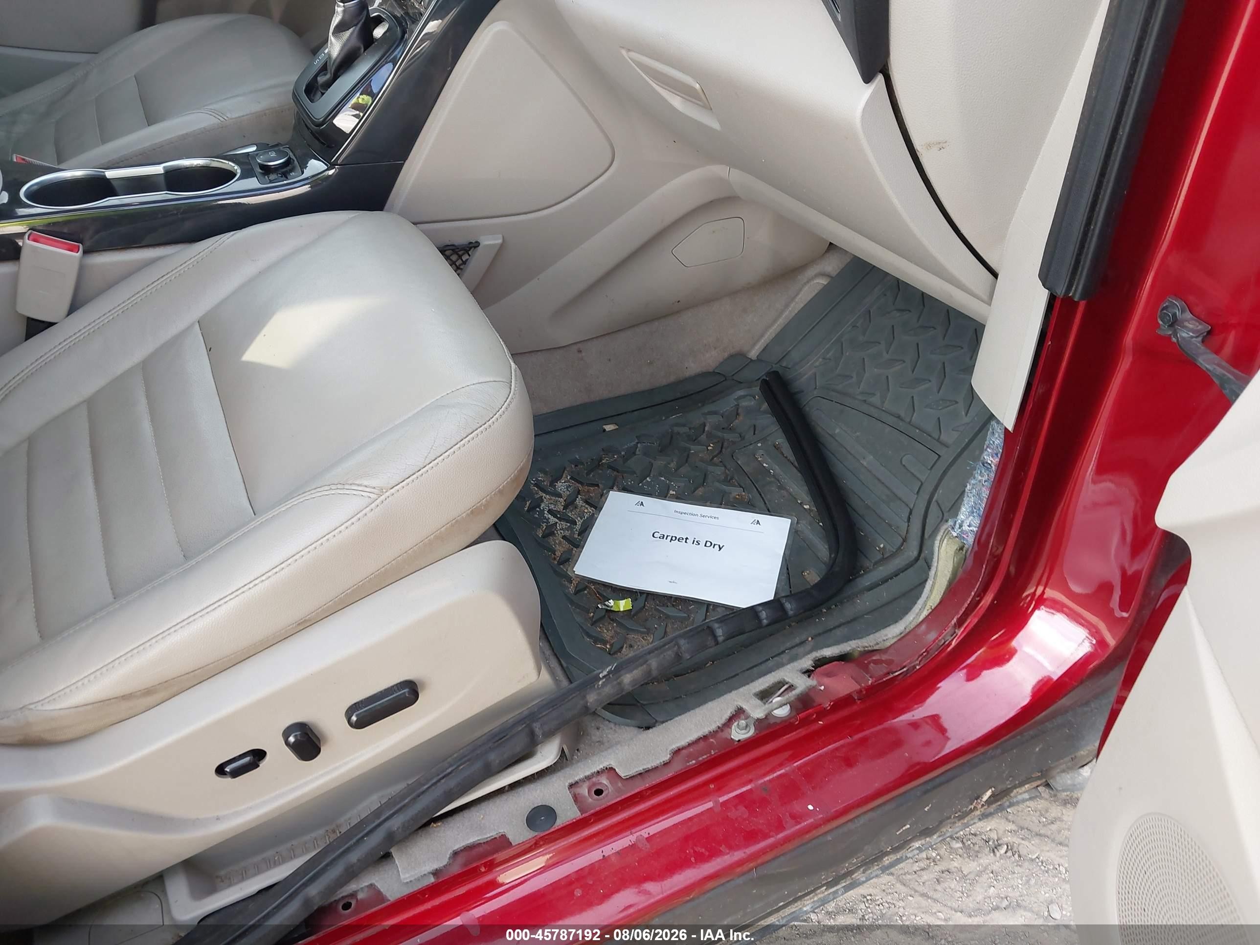2015 Ford Escape Titanium Red vin: 1FMCU0J90FUB05374