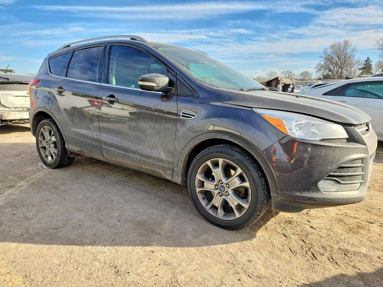 2015 Ford Escape Titanium Gray vin: 1FMCU0J90FUB48922