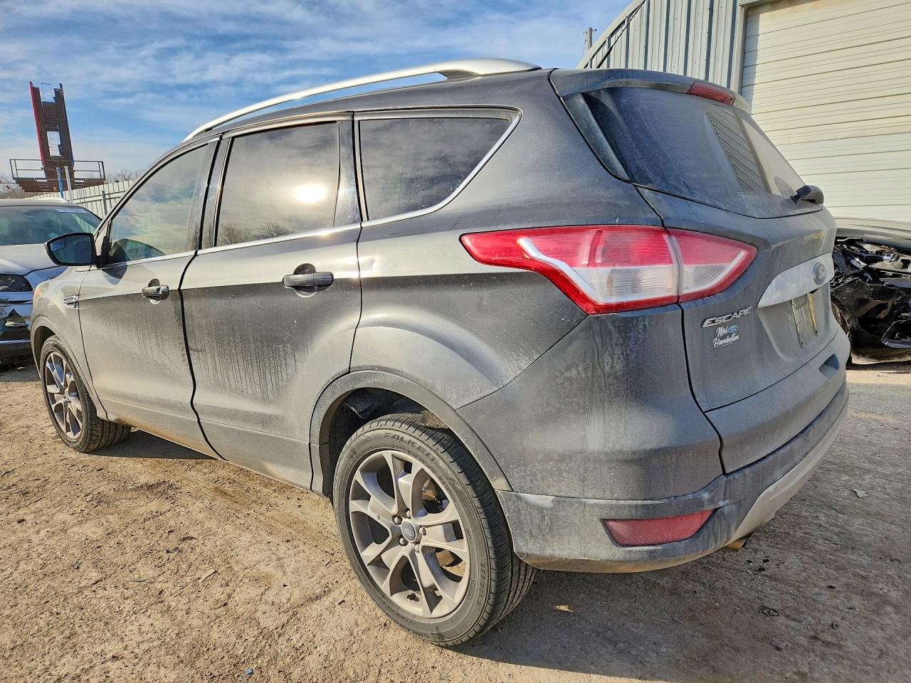 2015 Ford Escape Titanium Gray vin: 1FMCU0J90FUB48922