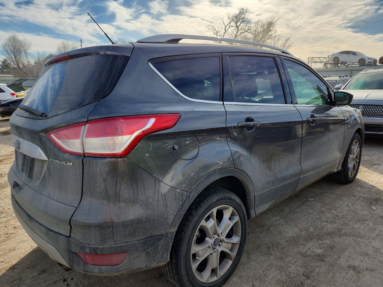 2015 Ford Escape Titanium Gray vin: 1FMCU0J90FUB48922