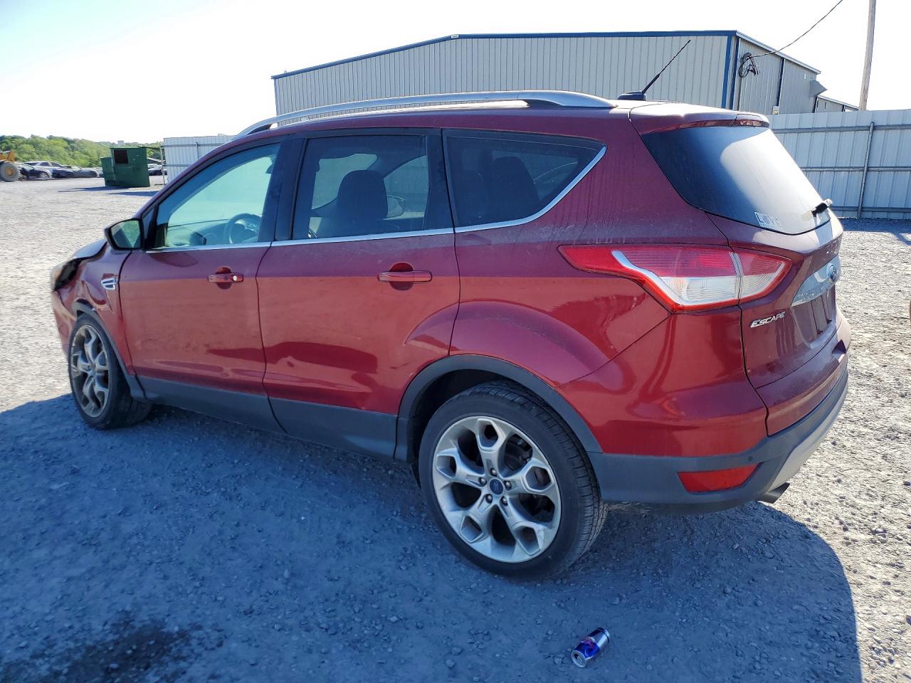 2015 Ford Escape Titanium Red vin: 1FMCU0J90FUC01103