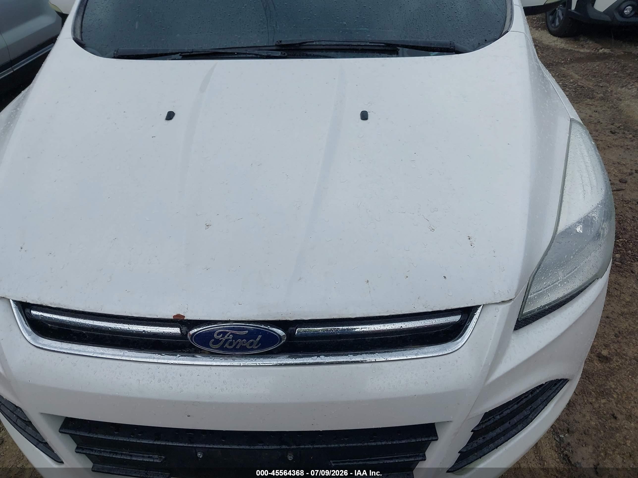 2015 Ford Escape Titanium White vin: 1FMCU0J90FUC10500