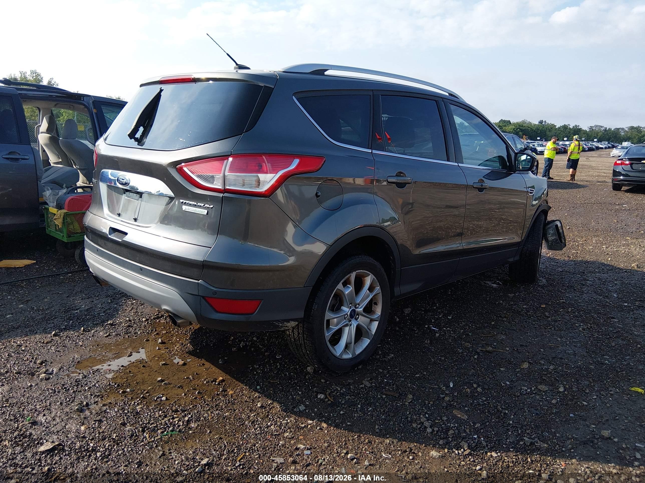 2015 Ford Escape Titanium Gray vin: 1FMCU0J90FUC58823