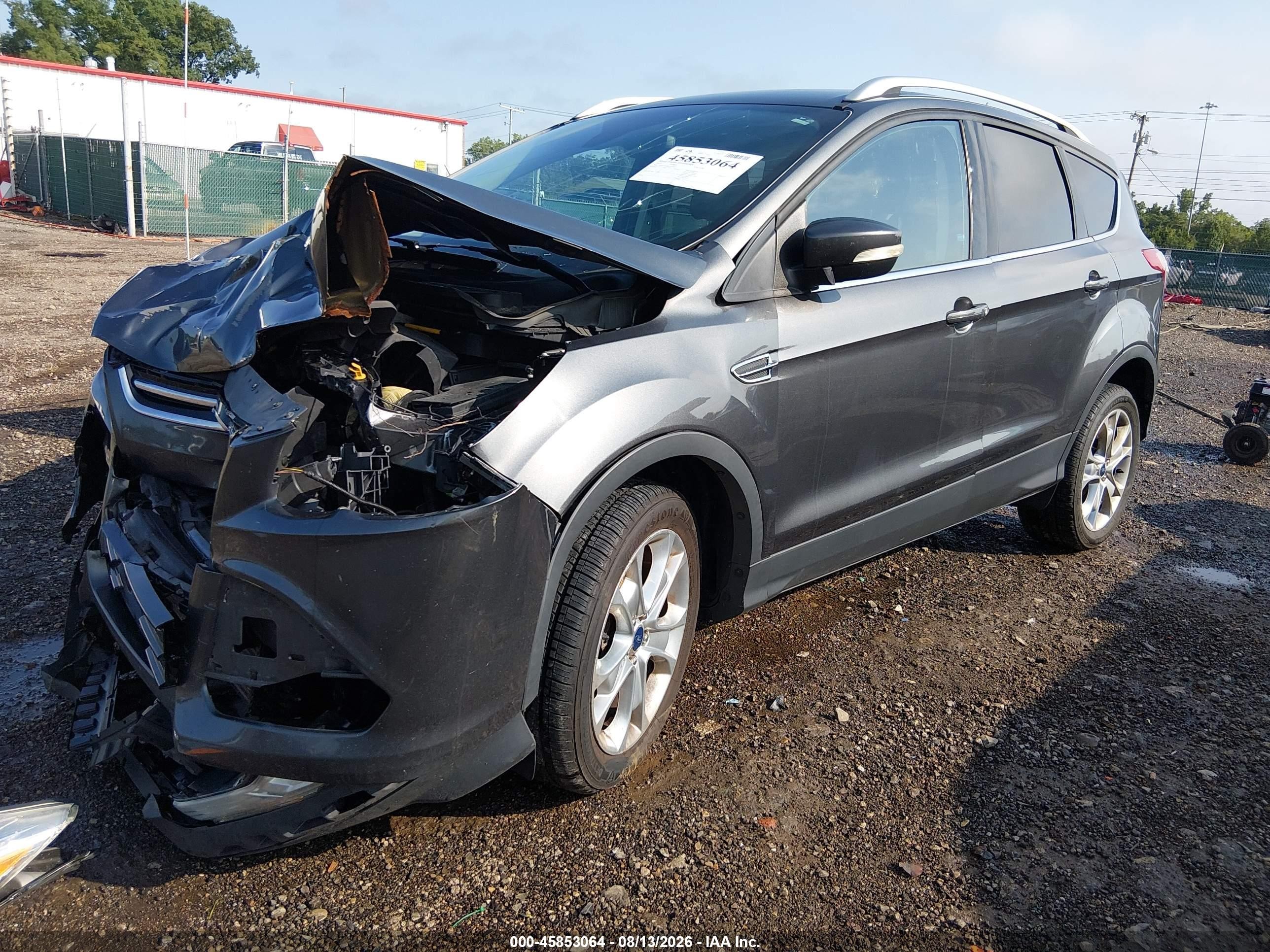 2015 Ford Escape Titanium Gray vin: 1FMCU0J90FUC58823