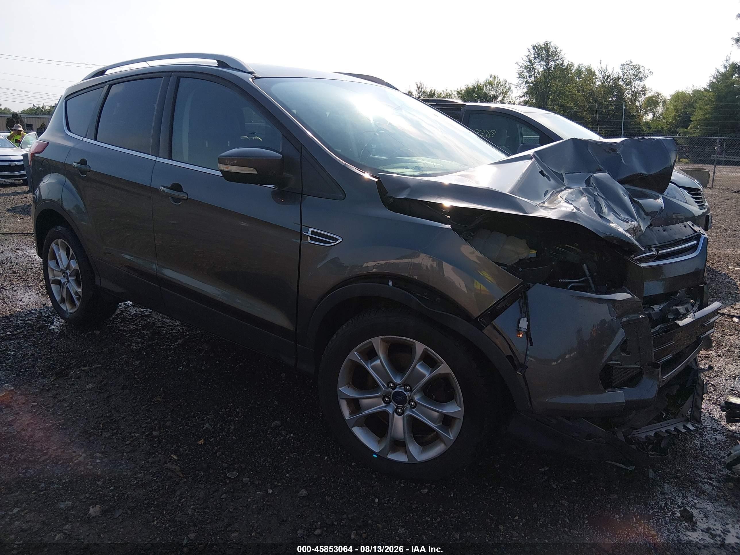 2015 Ford Escape Titanium Gray vin: 1FMCU0J90FUC58823