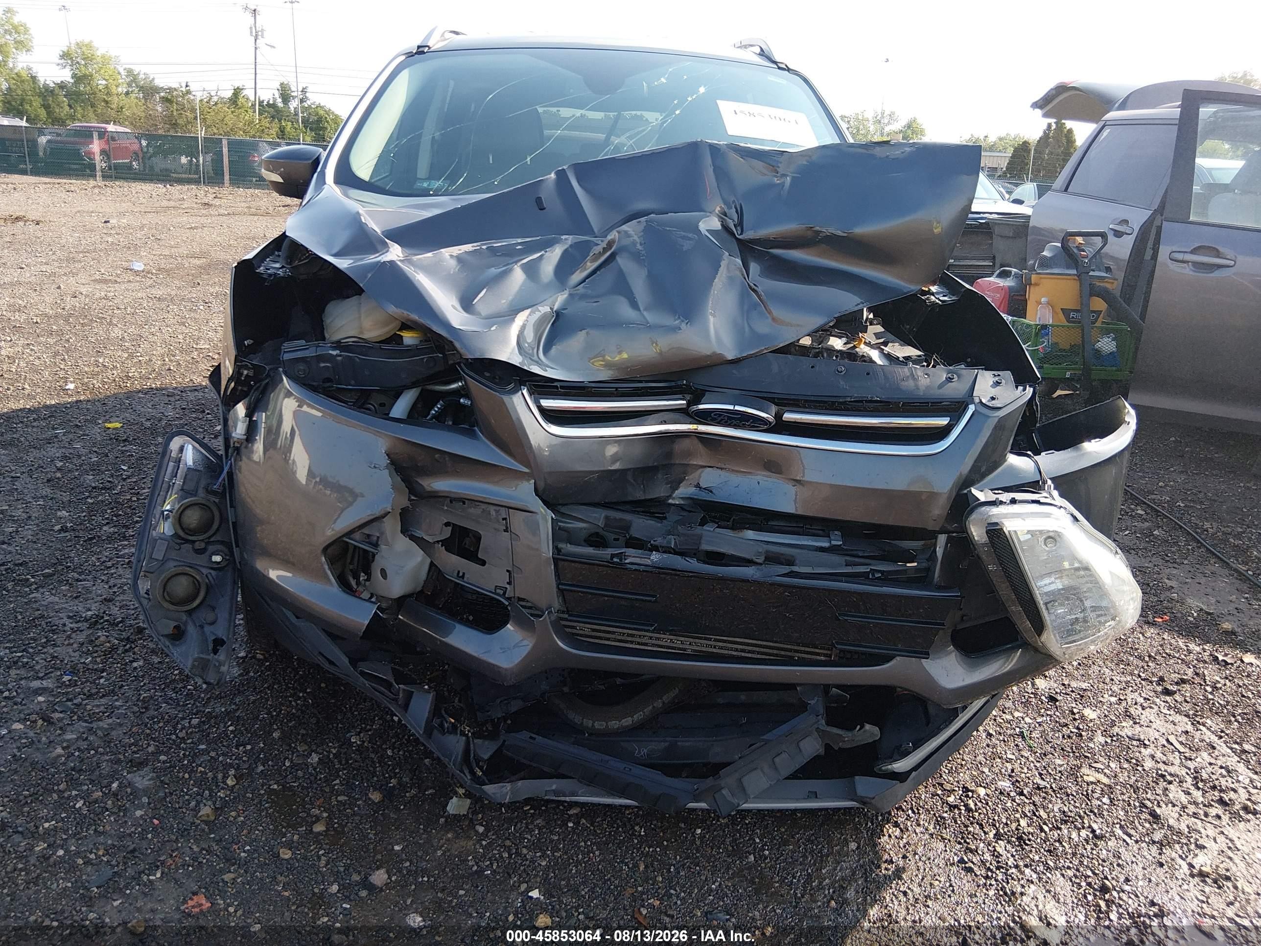 2015 Ford Escape Titanium Gray vin: 1FMCU0J90FUC58823