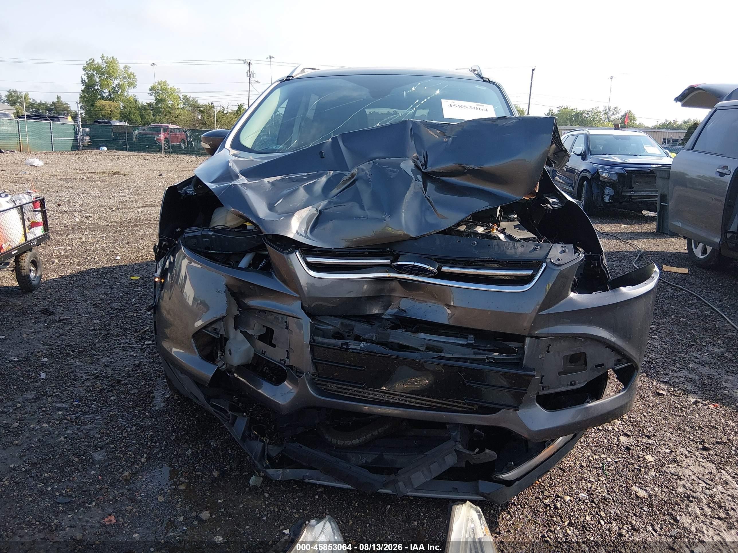2015 Ford Escape Titanium Gray vin: 1FMCU0J90FUC58823