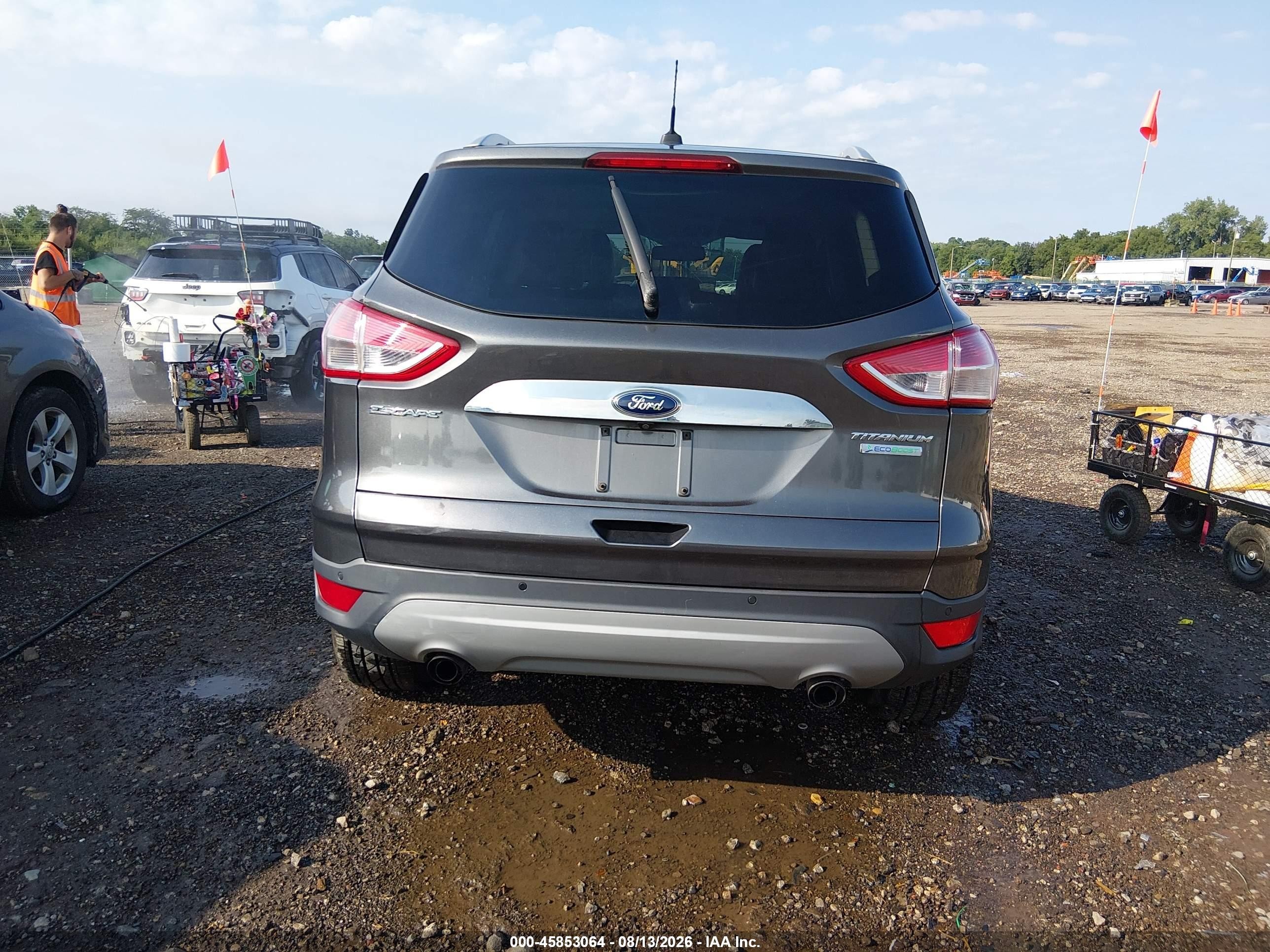 2015 Ford Escape Titanium Gray vin: 1FMCU0J90FUC58823