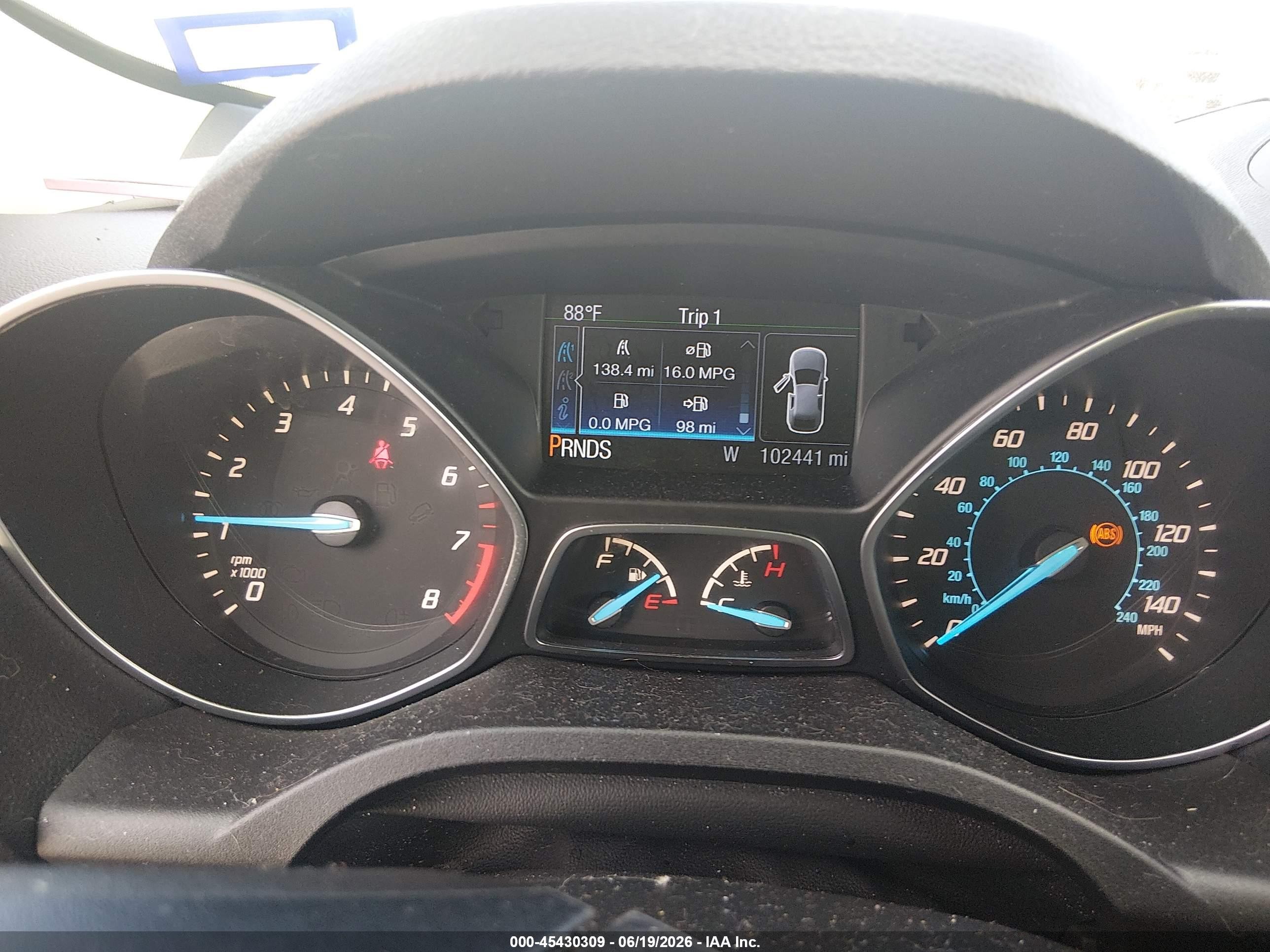 2015 Ford Escape Titanium Gray vin: 1FMCU0J90FUC88131