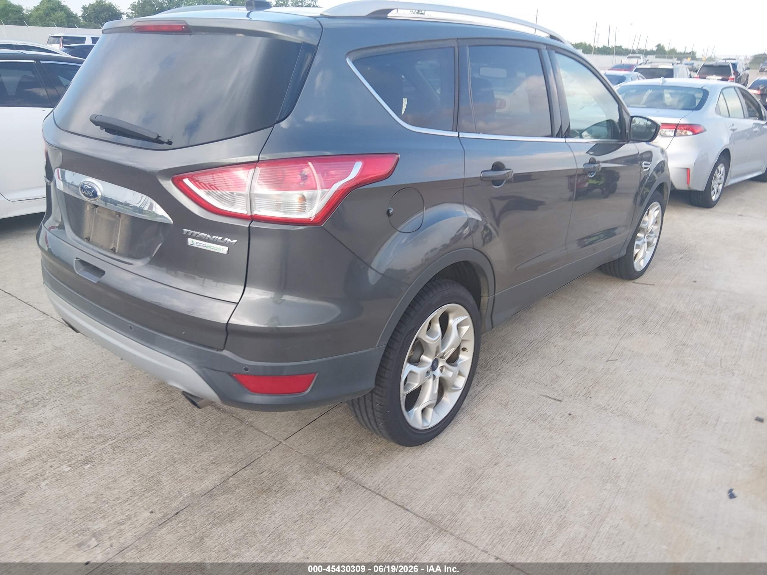 2015 Ford Escape Titanium Gray vin: 1FMCU0J90FUC88131