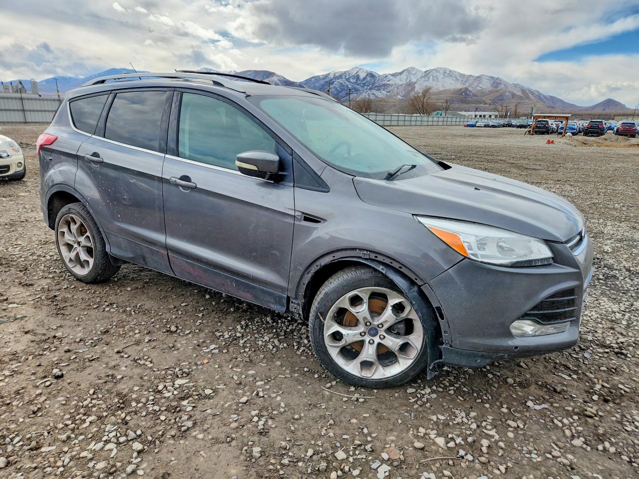2013 Ford Escape Titanium Gray vin: 1FMCU0J91DUB32323
