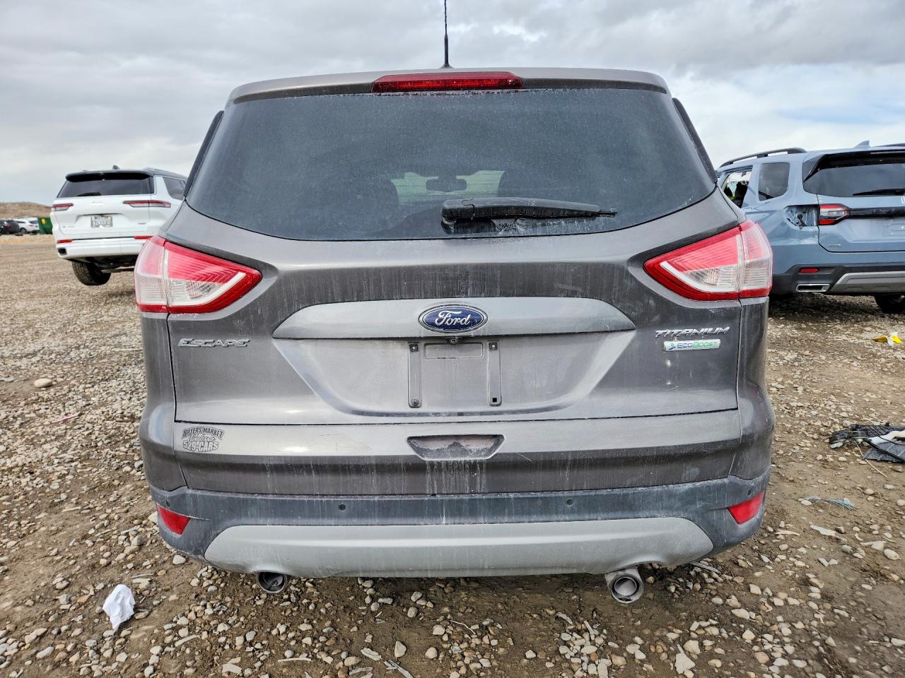 2013 Ford Escape Titanium Gray vin: 1FMCU0J91DUB32323