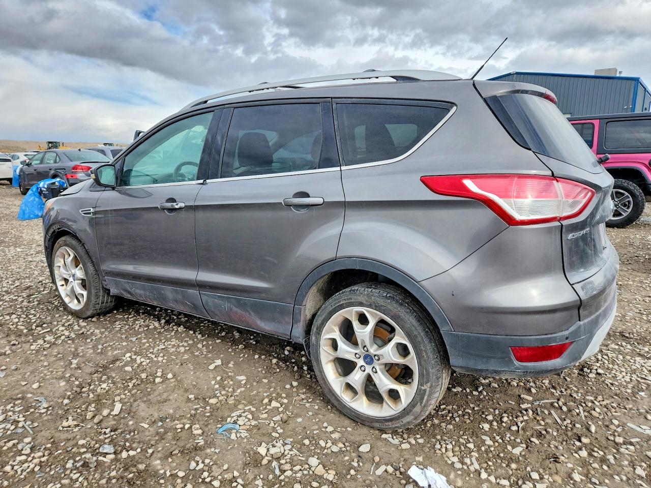 2013 Ford Escape Titanium Gray vin: 1FMCU0J91DUB32323