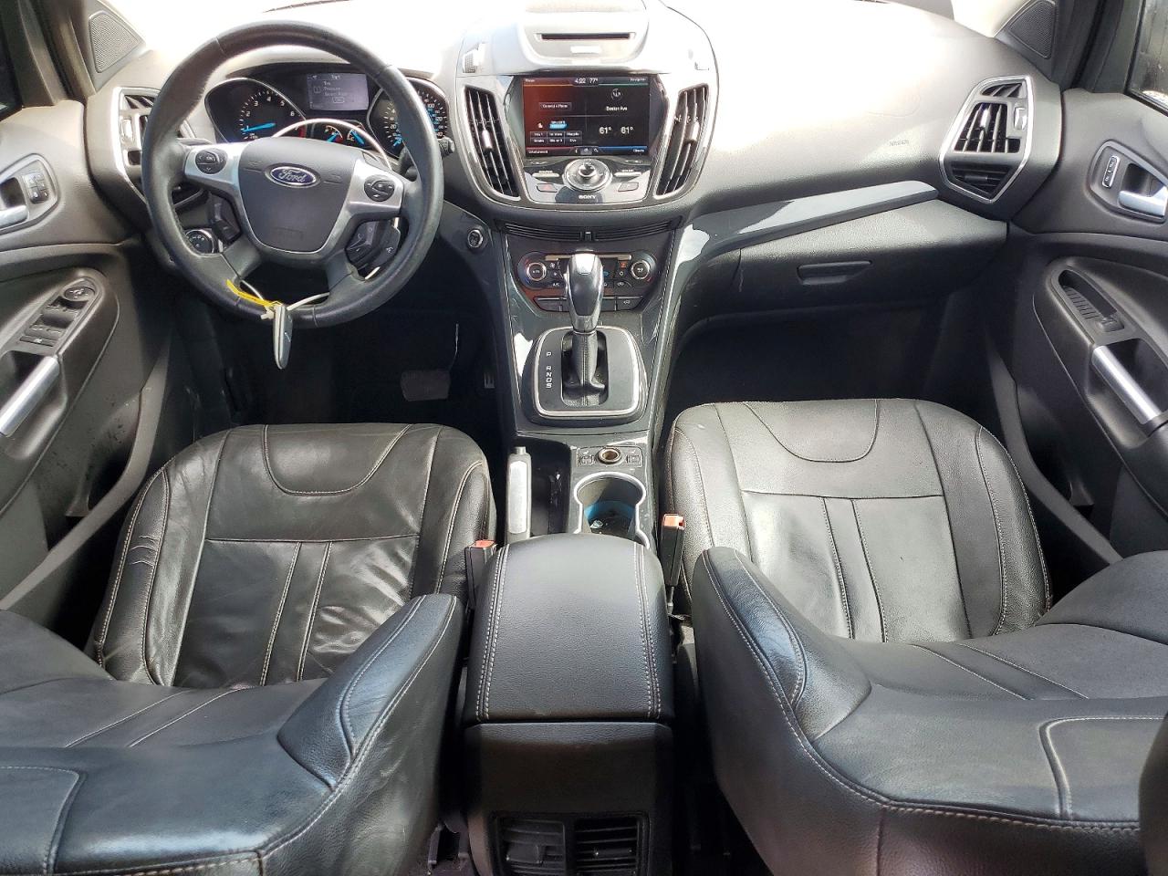 2013 Ford Escape Titanium Black vin: 1FMCU0J91DUC34334