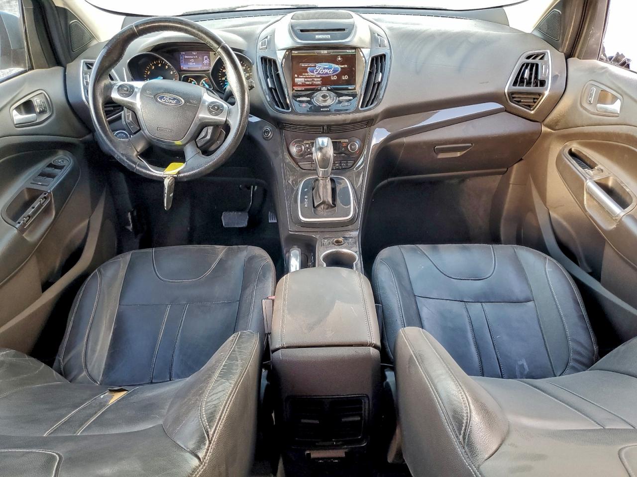 2013 Ford Escape Titanium Green vin: 1FMCU0J91DUC76437
