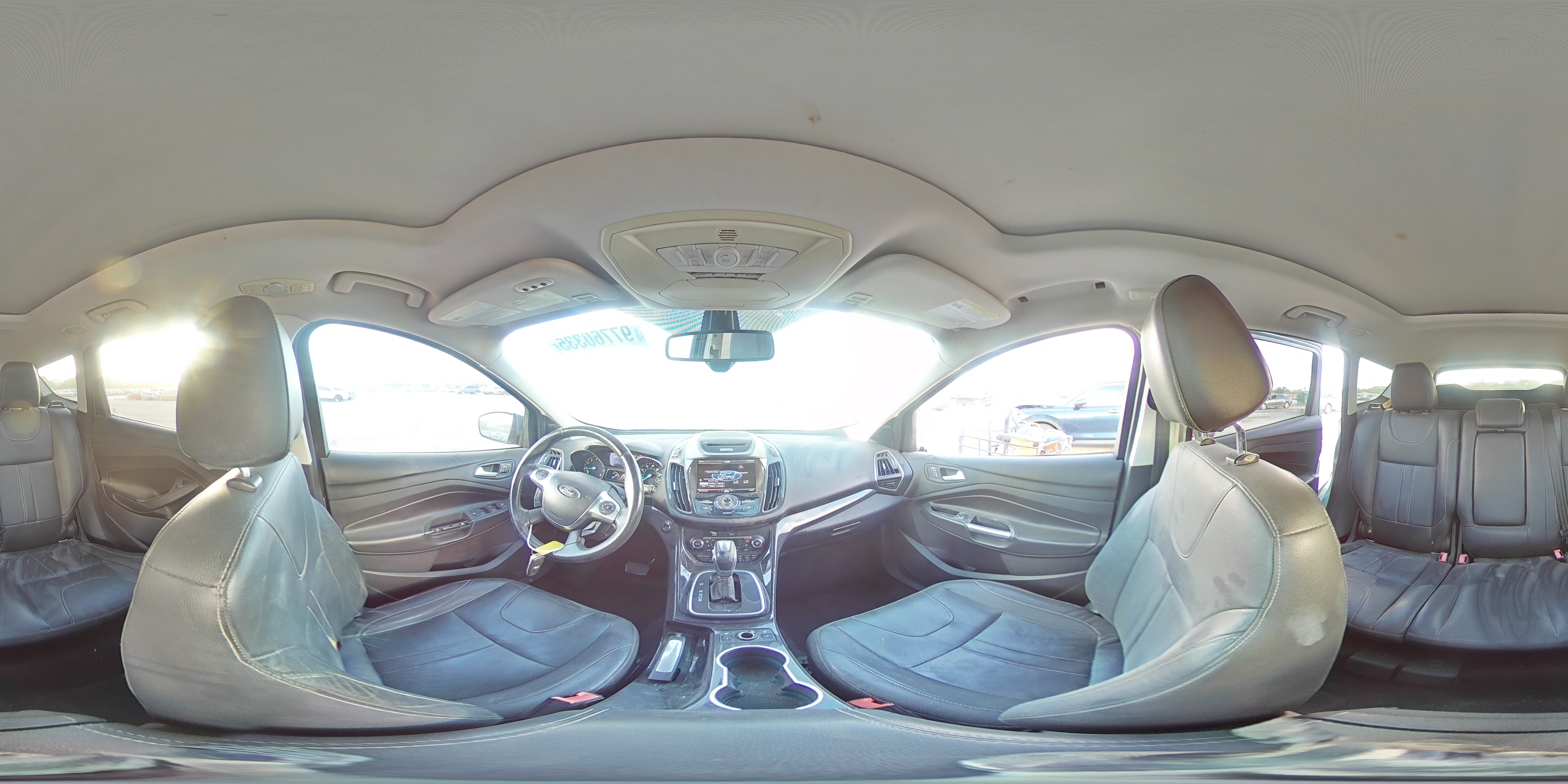 2013 Ford Escape Titanium Green vin: 1FMCU0J91DUC76437