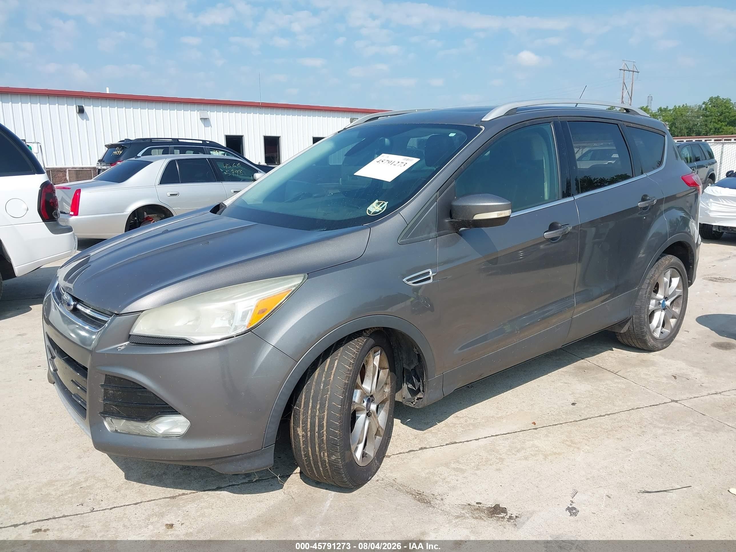 2014 Ford Escape Titanium Gray vin: 1FMCU0J91EUA40128