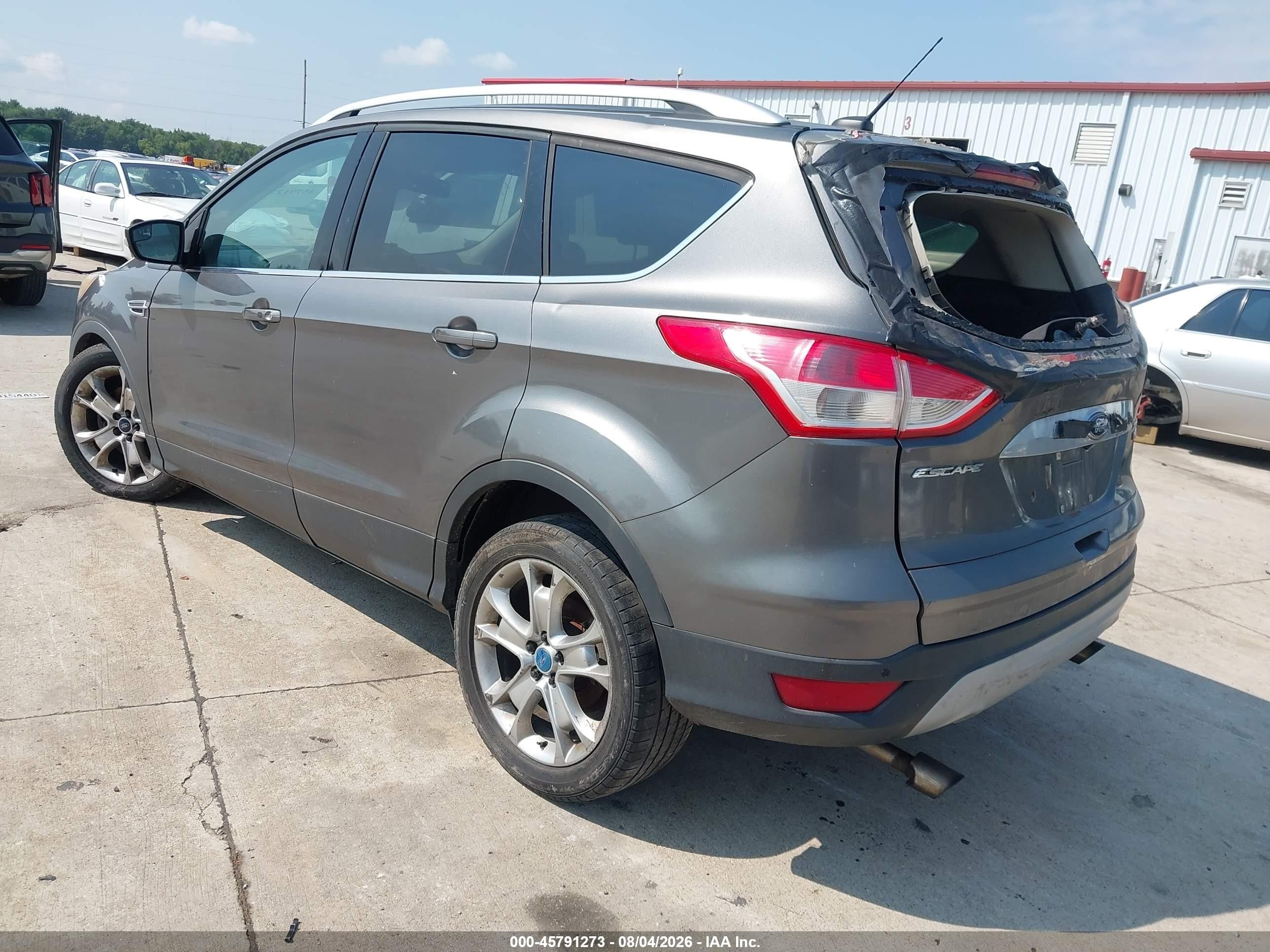2014 Ford Escape Titanium Gray vin: 1FMCU0J91EUA40128