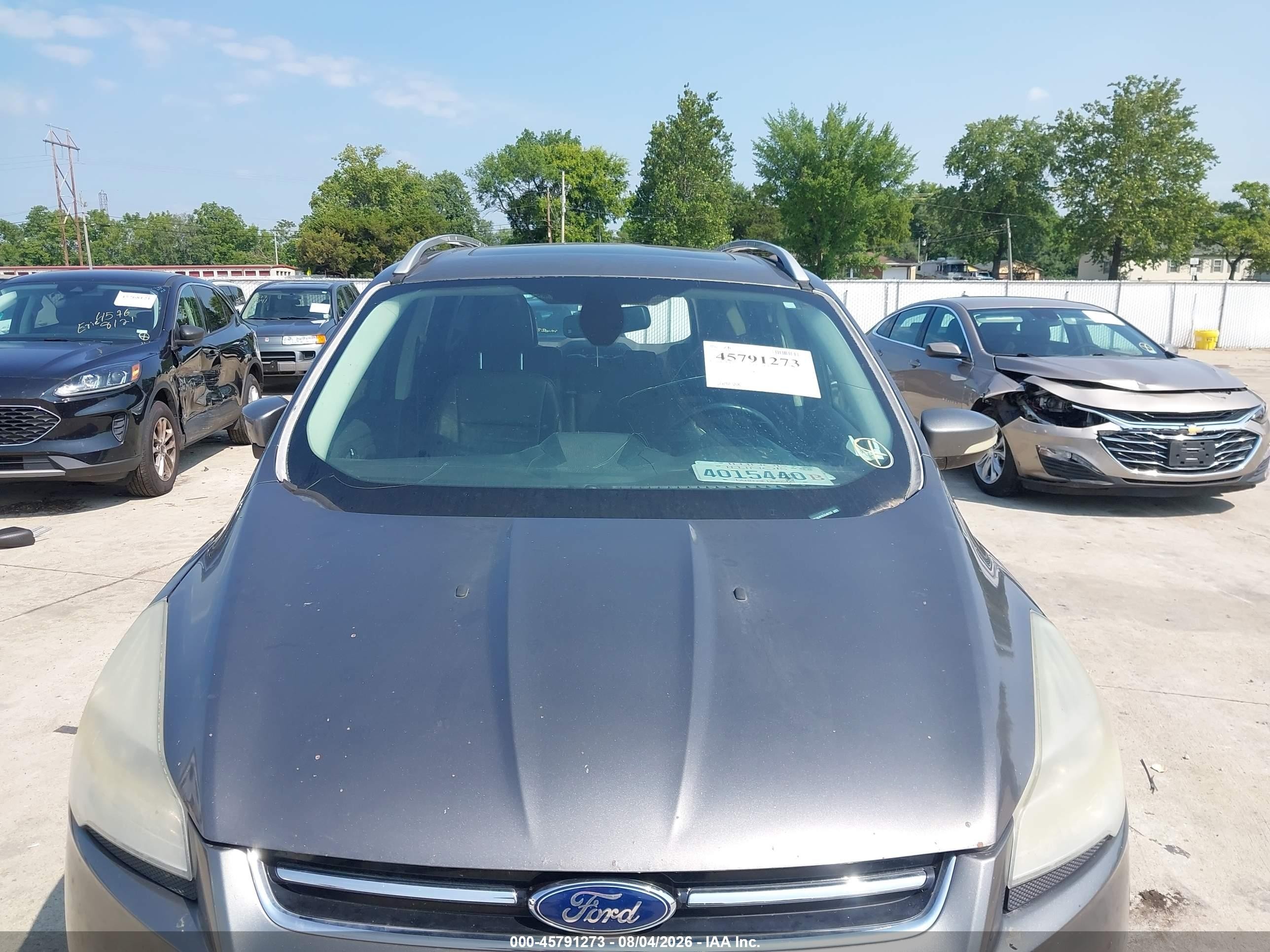 2014 Ford Escape Titanium Gray vin: 1FMCU0J91EUA40128