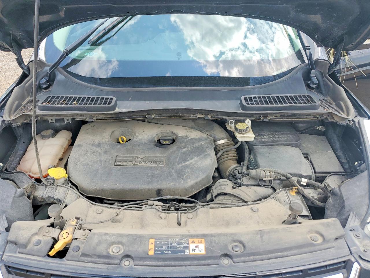 2014 Ford Escape Titanium Черный vin: 1FMCU0J91EUA53008