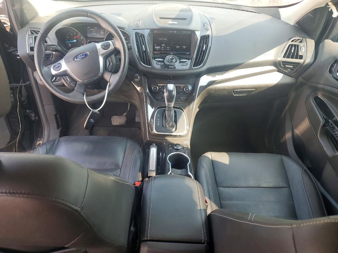2014 Ford Escape Titanium Черный vin: 1FMCU0J91EUA53008
