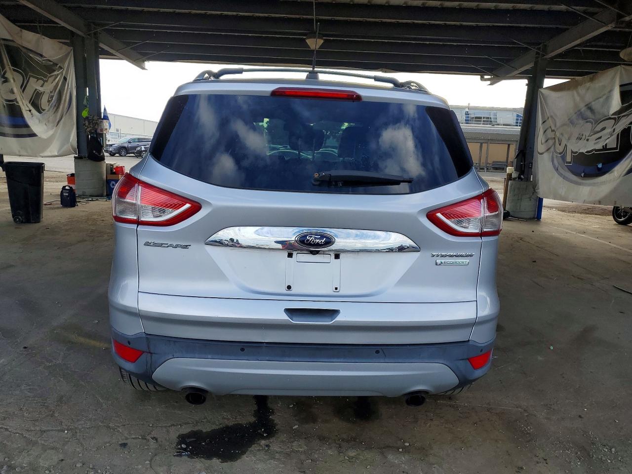 2014 Ford Escape Titanium Silver vin: 1FMCU0J91EUA77938