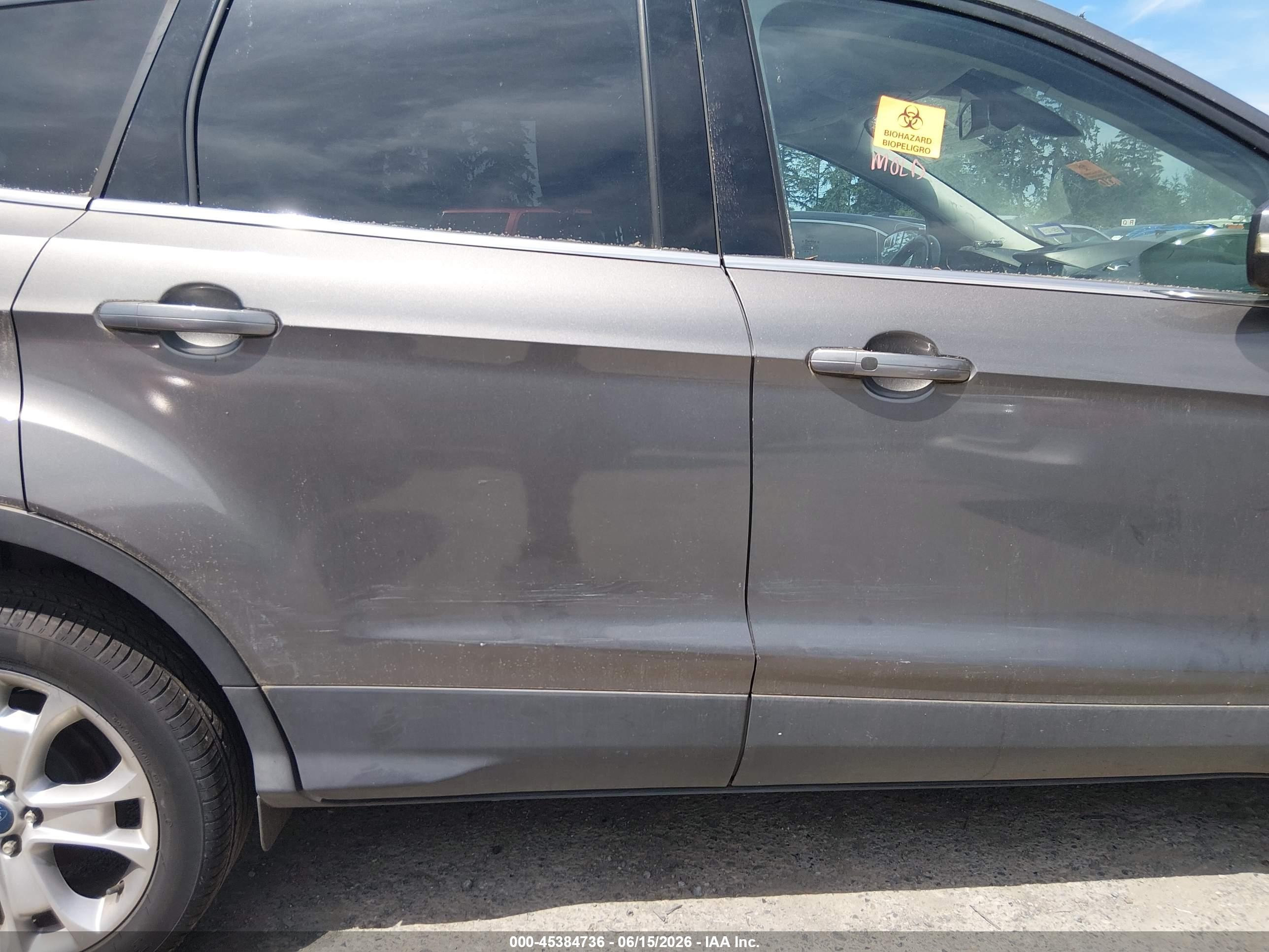 2014 Ford Escape Titanium Gray vin: 1FMCU0J91EUA85652