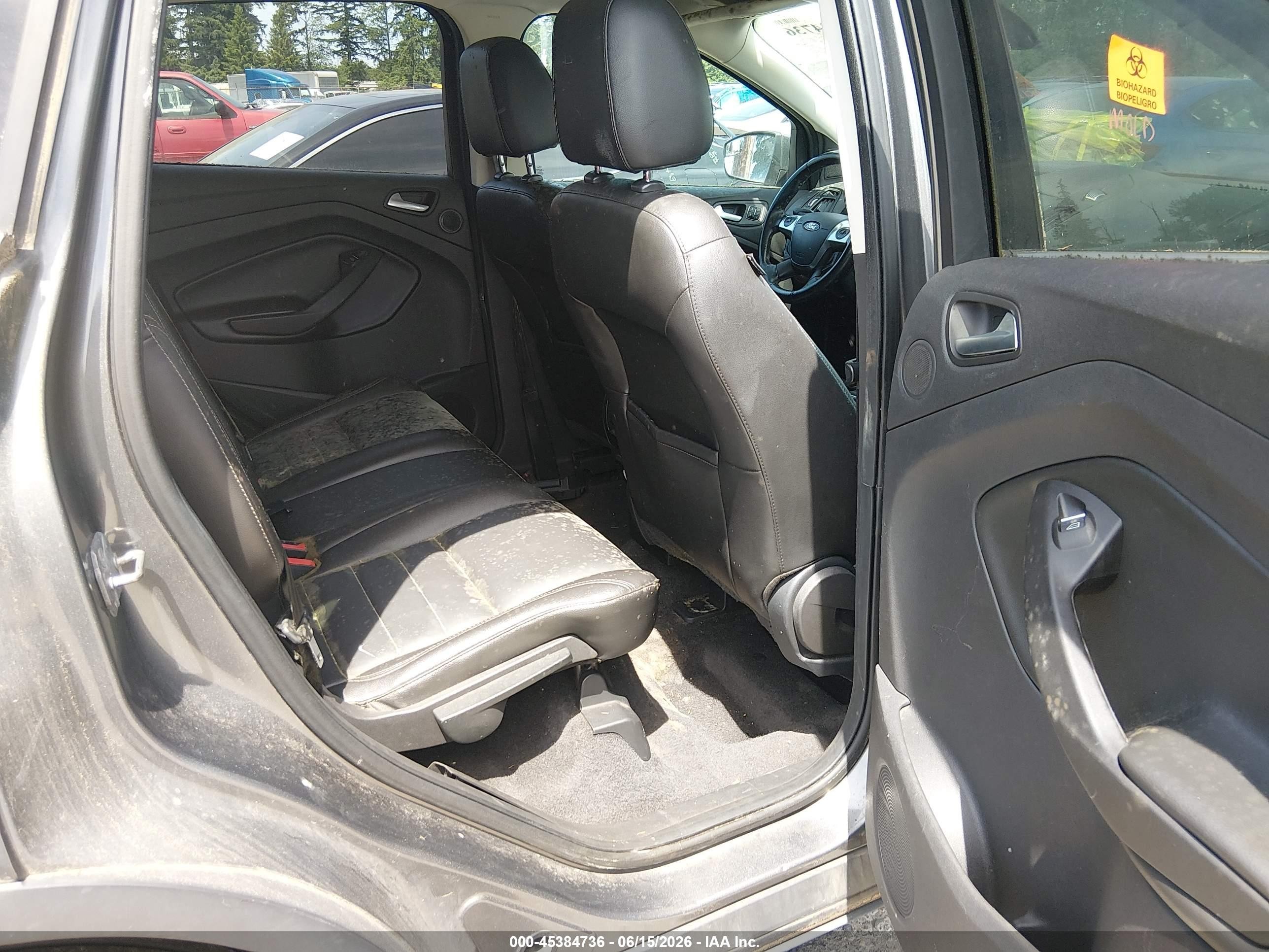 2014 Ford Escape Titanium Gray vin: 1FMCU0J91EUA85652