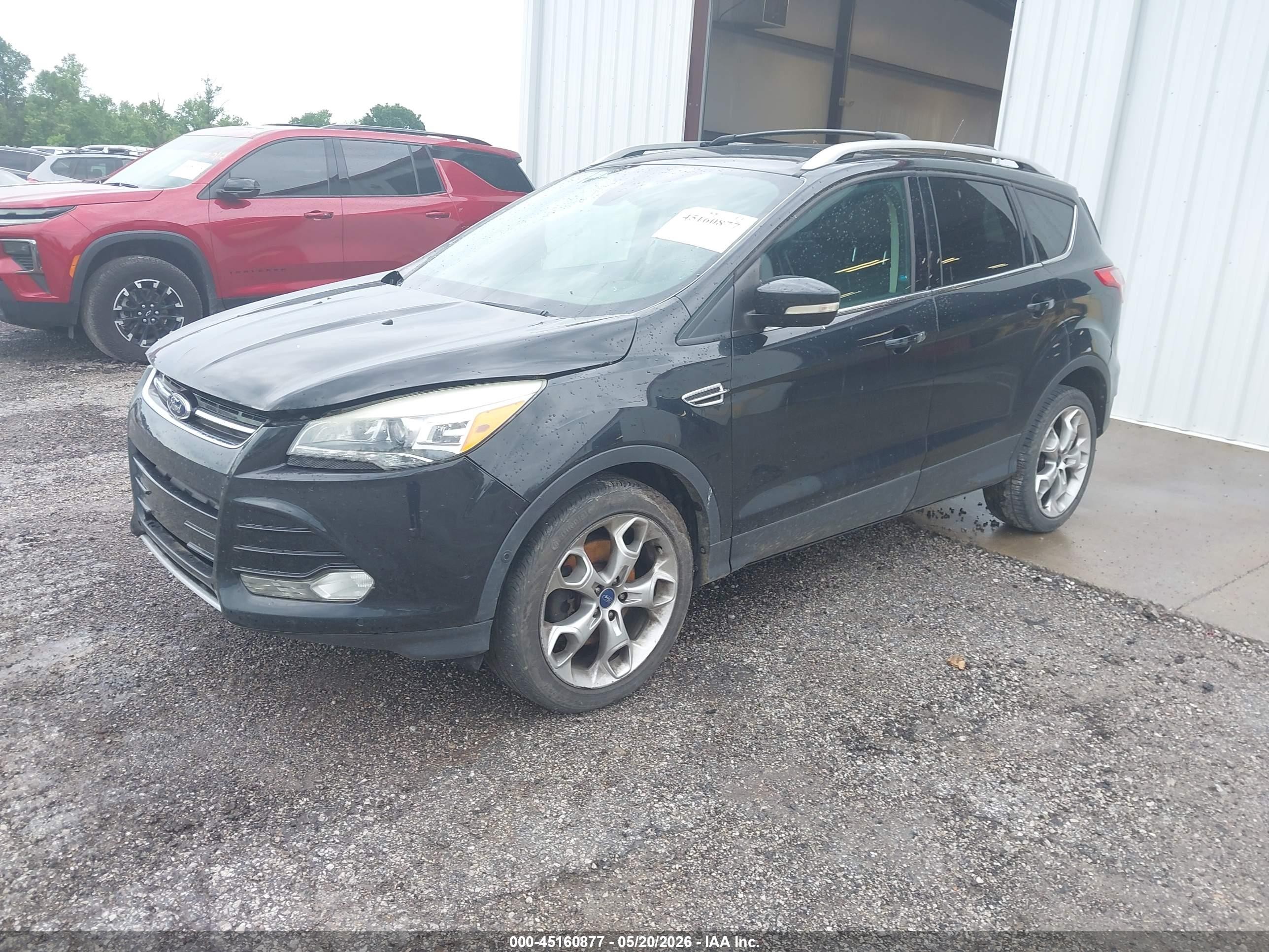 2014 Ford Escape Titanium Black vin: 1FMCU0J91EUA91984