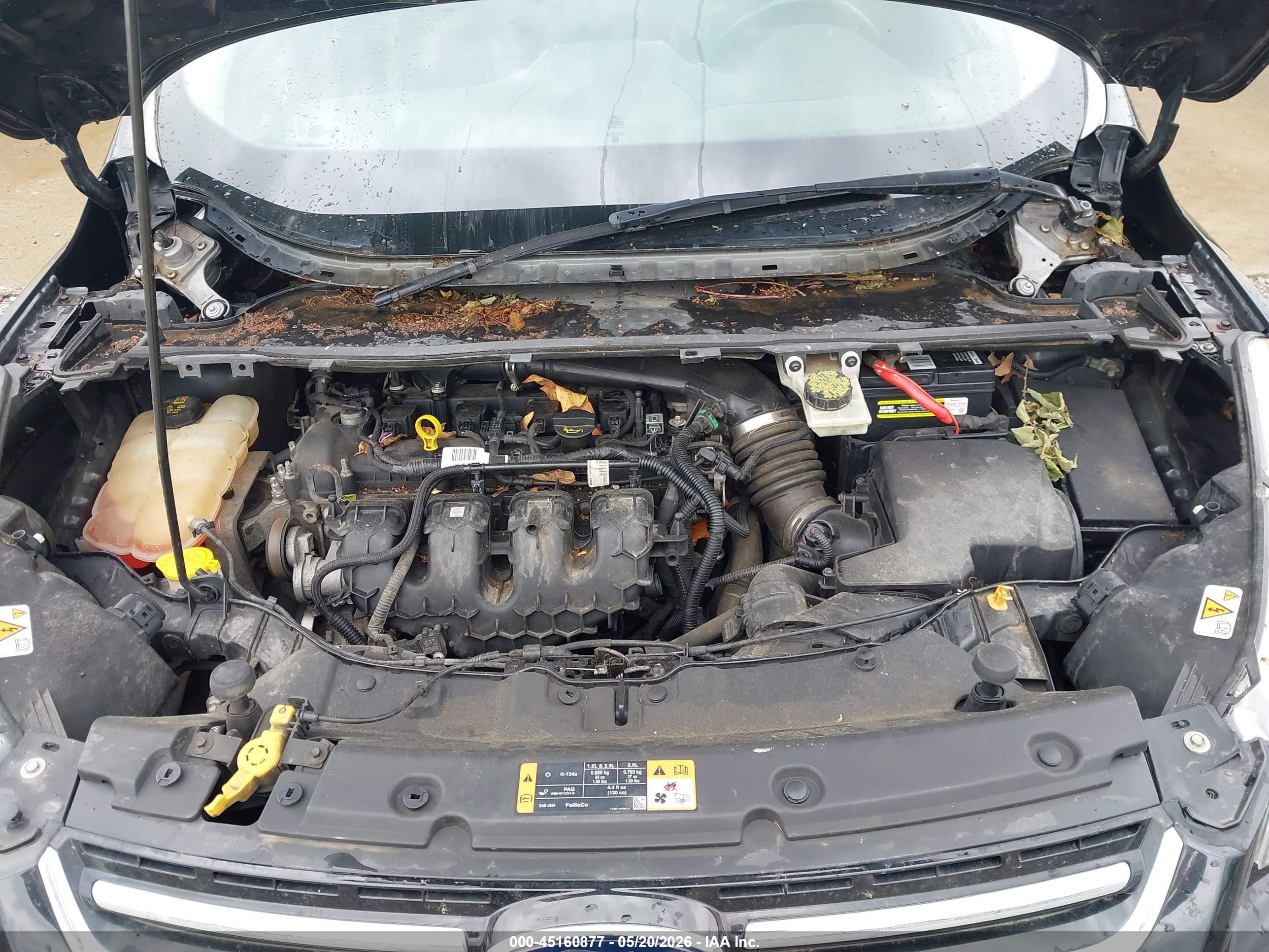 2014 Ford Escape Titanium Black vin: 1FMCU0J91EUA91984