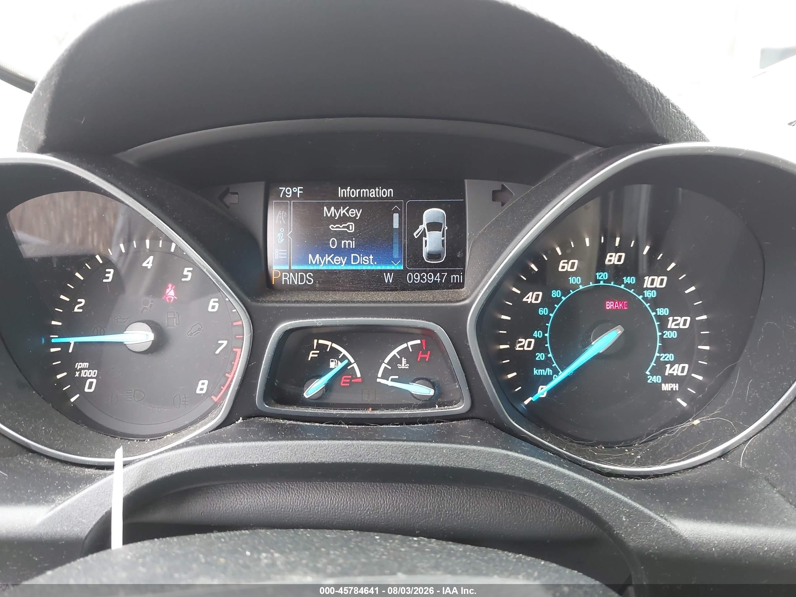 2014 Ford Escape Titanium Gray vin: 1FMCU0J91EUA93539