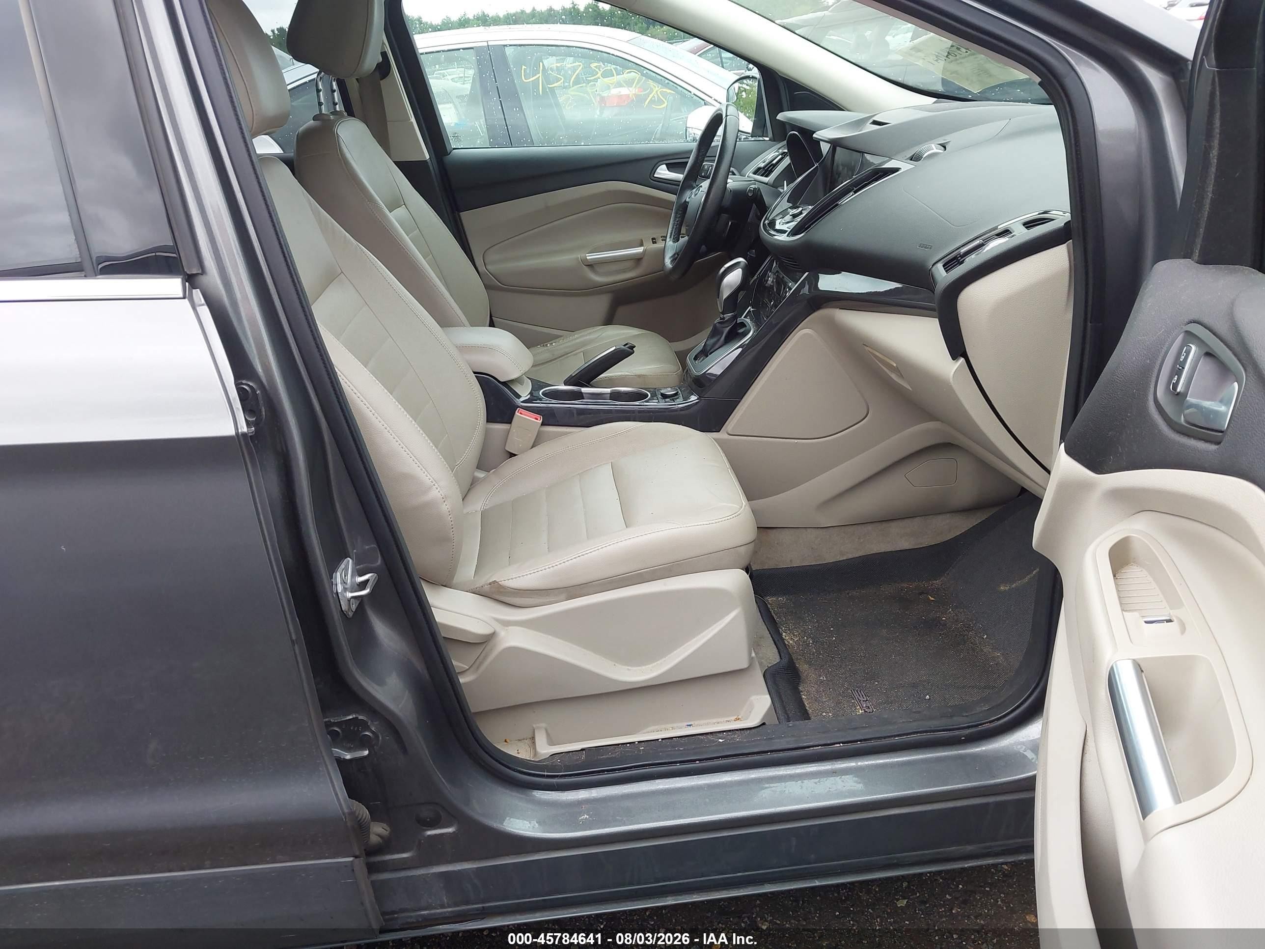 2014 Ford Escape Titanium Gray vin: 1FMCU0J91EUA93539