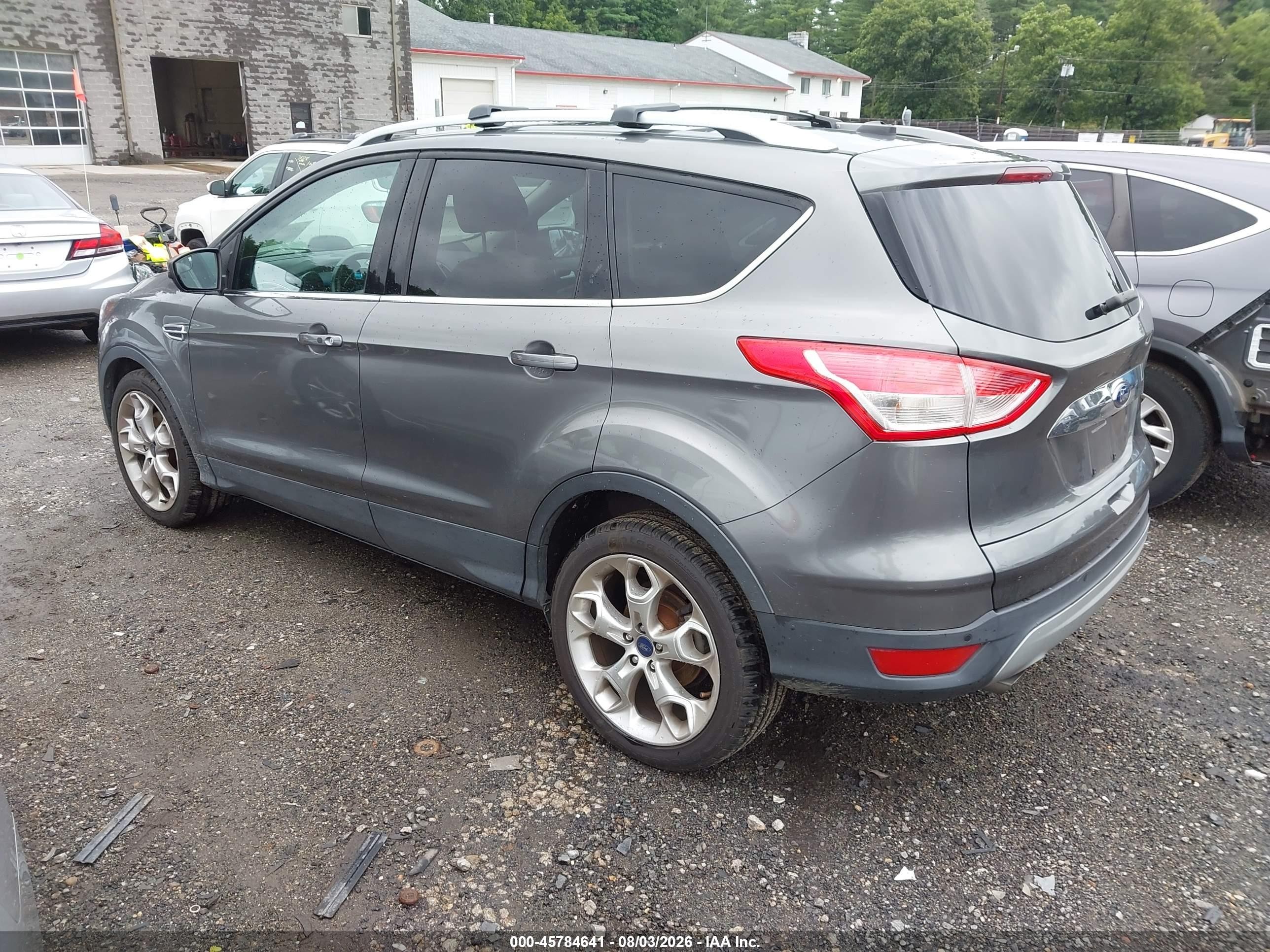 2014 Ford Escape Titanium Gray vin: 1FMCU0J91EUA93539