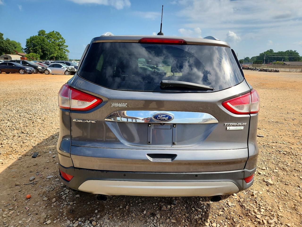 2014 Ford Escape Titanium Gray vin: 1FMCU0J91EUB33540