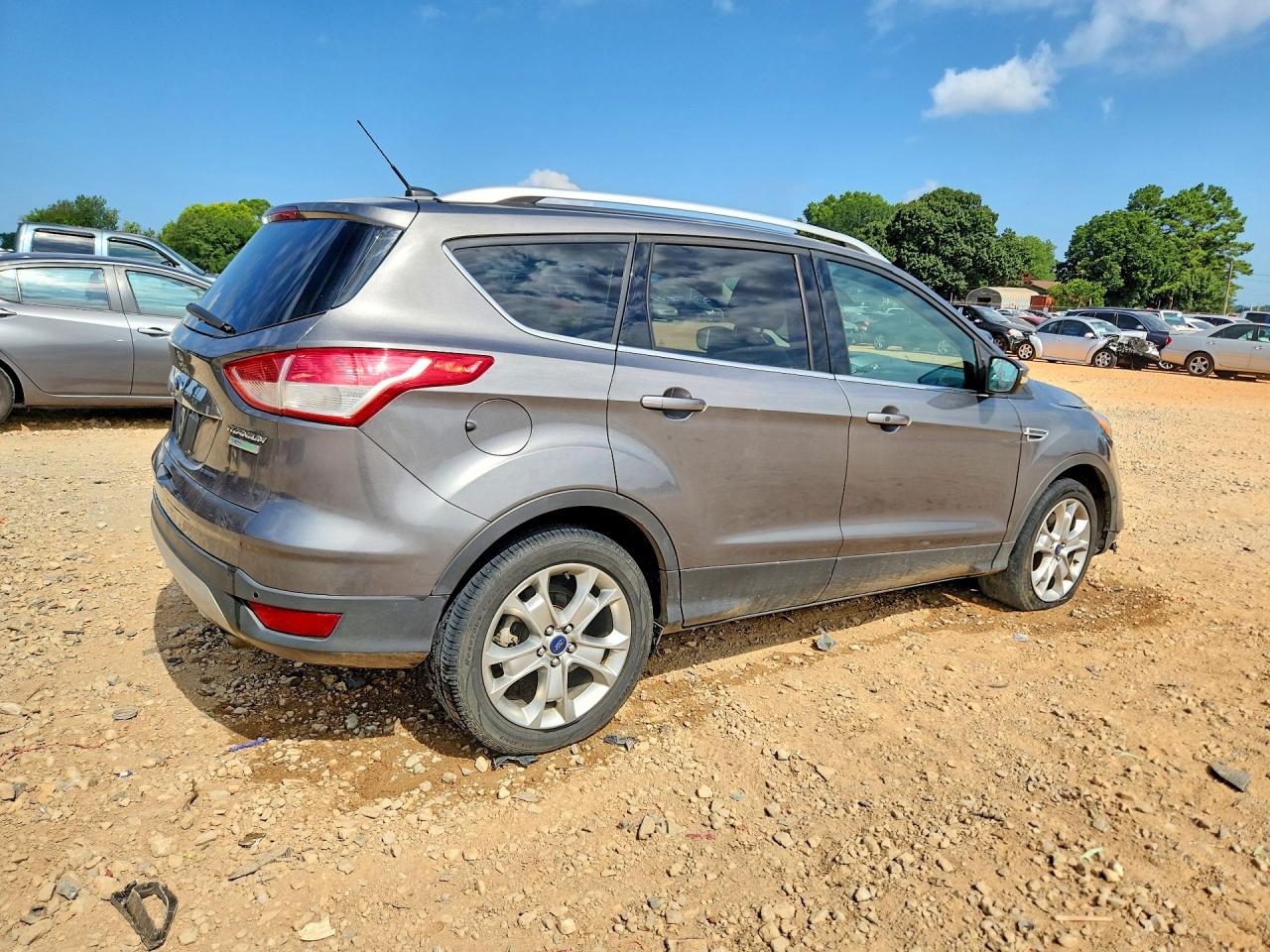 2014 Ford Escape Titanium Gray vin: 1FMCU0J91EUB33540