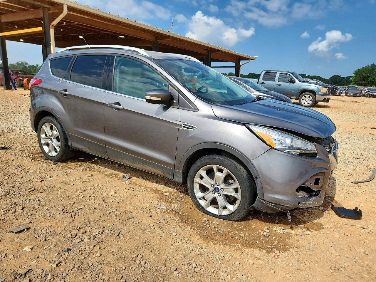 2014 Ford Escape Titanium Gray vin: 1FMCU0J91EUB33540