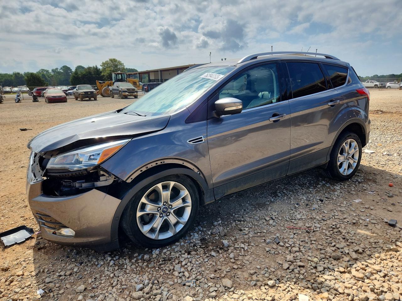 2014 Ford Escape Titanium Gray vin: 1FMCU0J91EUB33540
