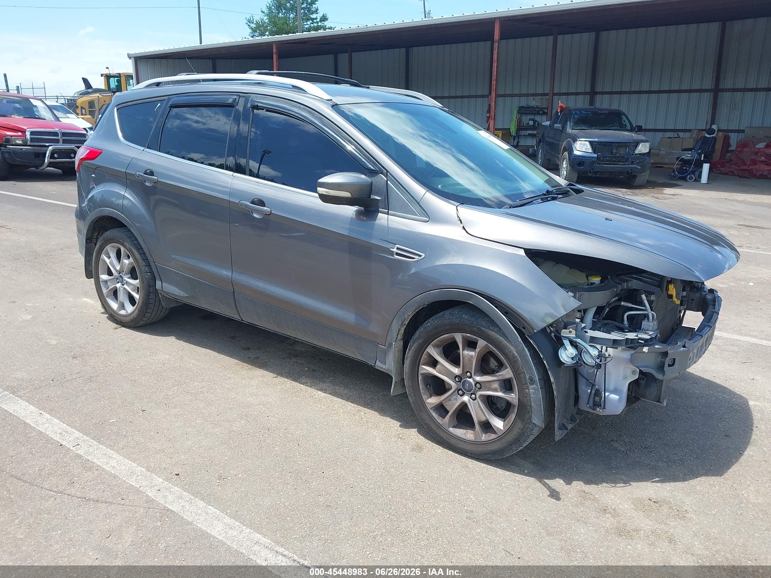 2014 Ford Escape Titanium Gray vin: 1FMCU0J91EUB39225
