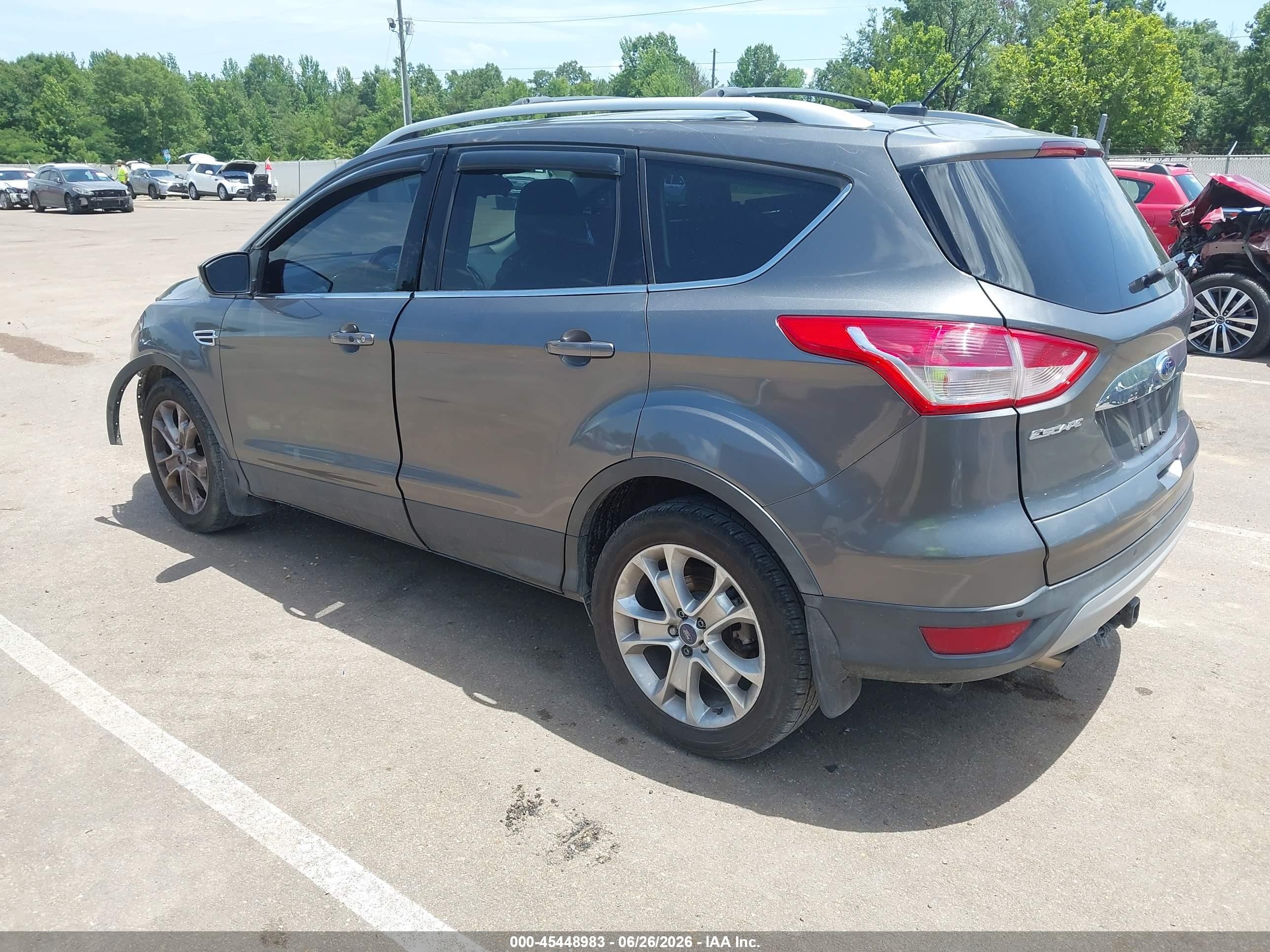 2014 Ford Escape Titanium Gray vin: 1FMCU0J91EUB39225