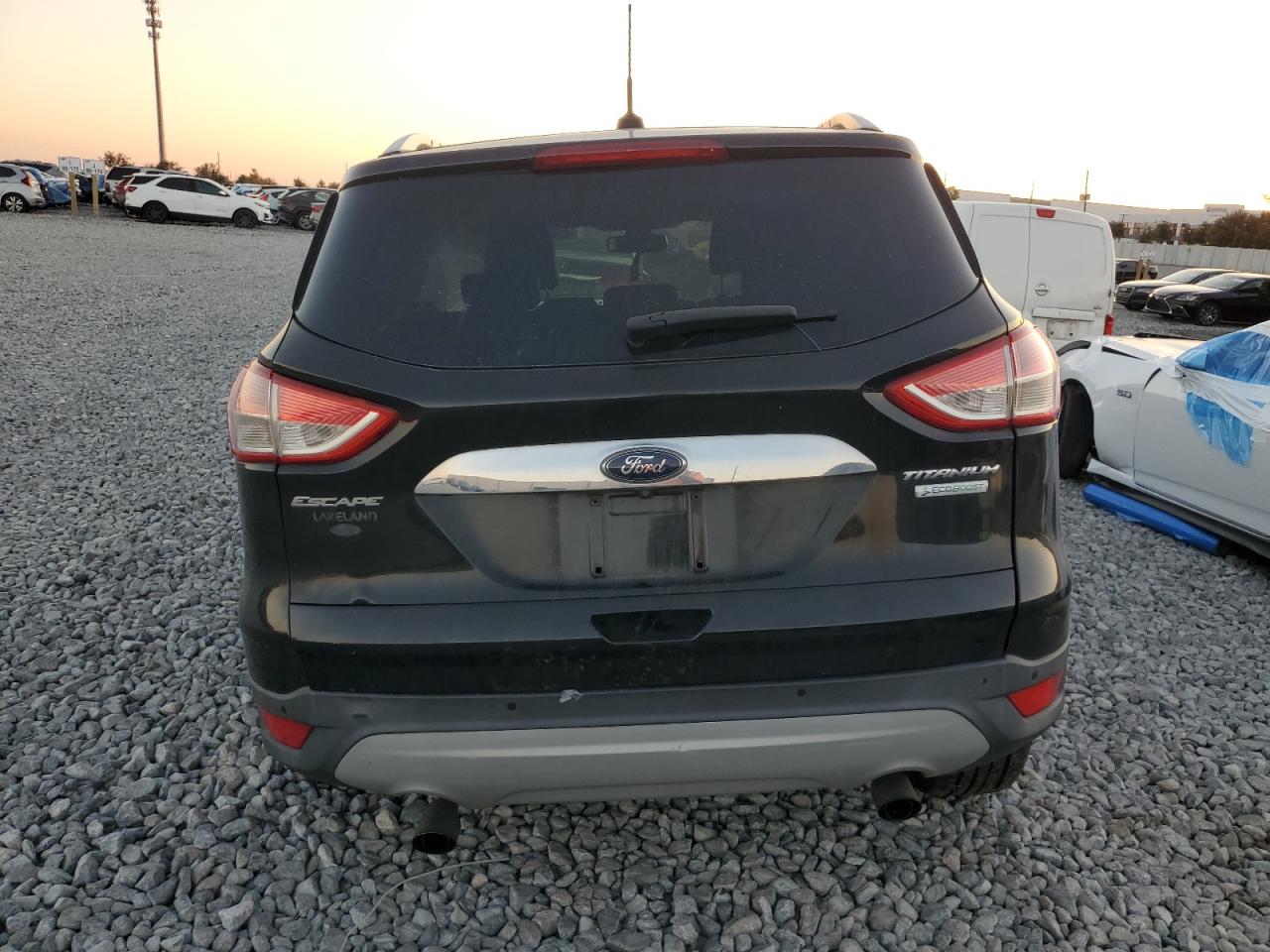 2014 Ford Escape Titanium Black vin: 1FMCU0J91EUB66277