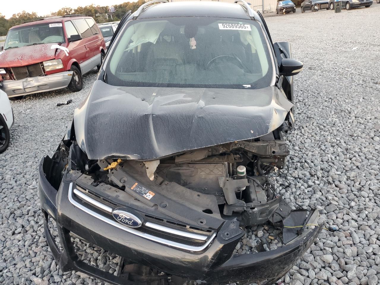 2014 Ford Escape Titanium Black vin: 1FMCU0J91EUB66277