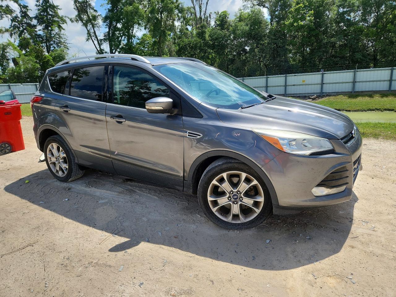 2014 Ford Escape Titanium Gray vin: 1FMCU0J91EUD49081