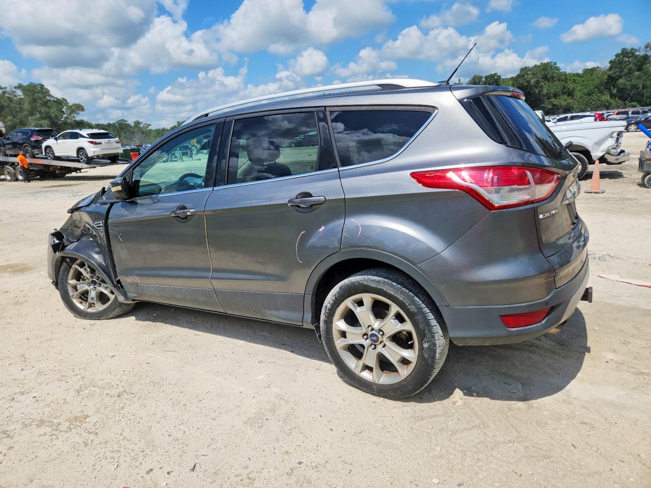 2014 Ford Escape Titanium Gray vin: 1FMCU0J91EUD49081