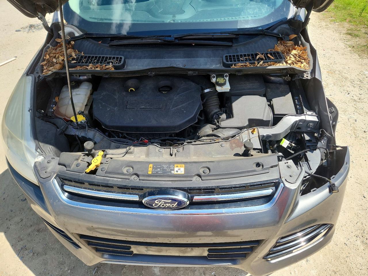 2014 Ford Escape Titanium Gray vin: 1FMCU0J91EUD49081