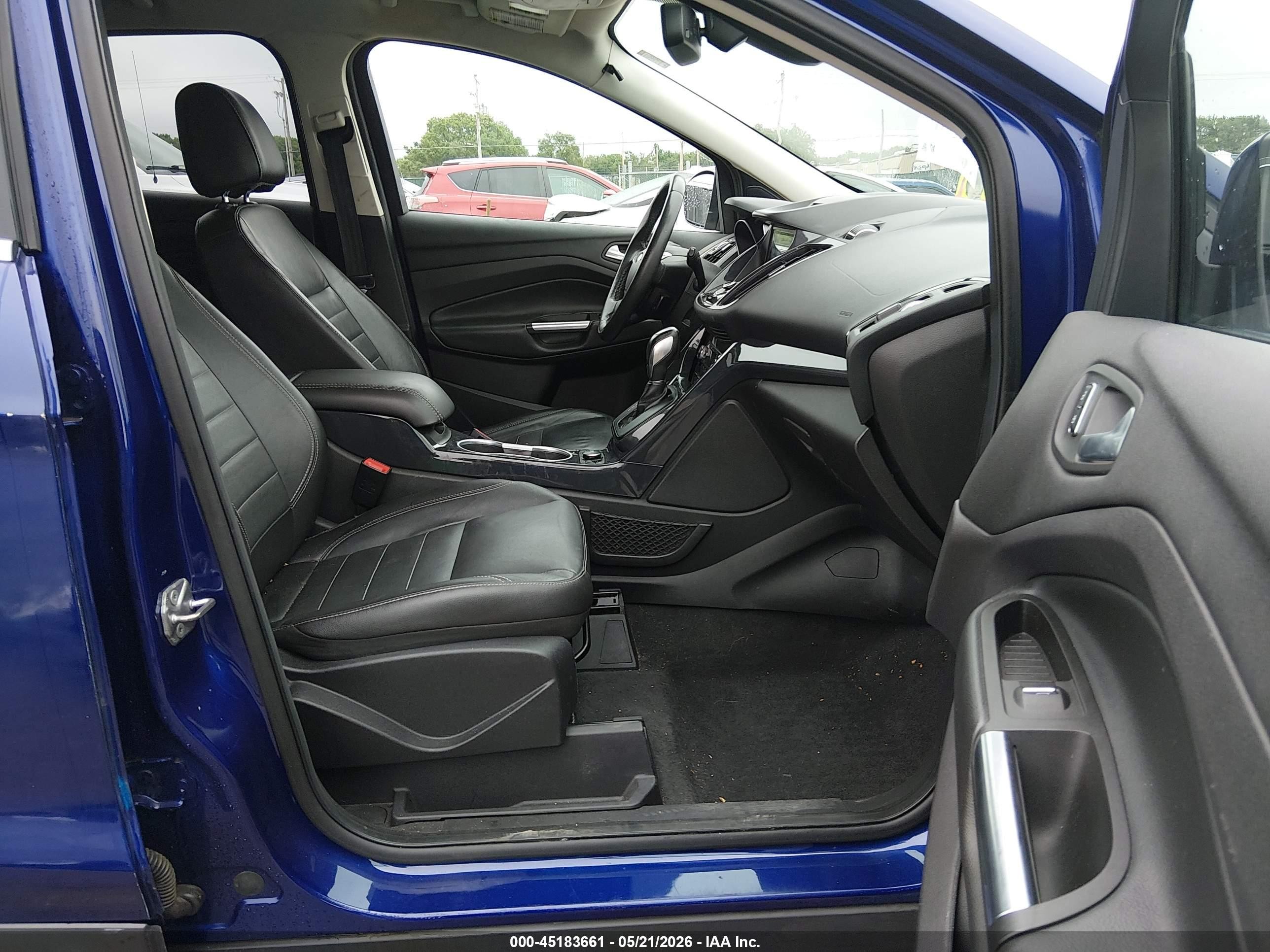 2014 Ford Escape Titanium Blue vin: 1FMCU0J91EUE23860