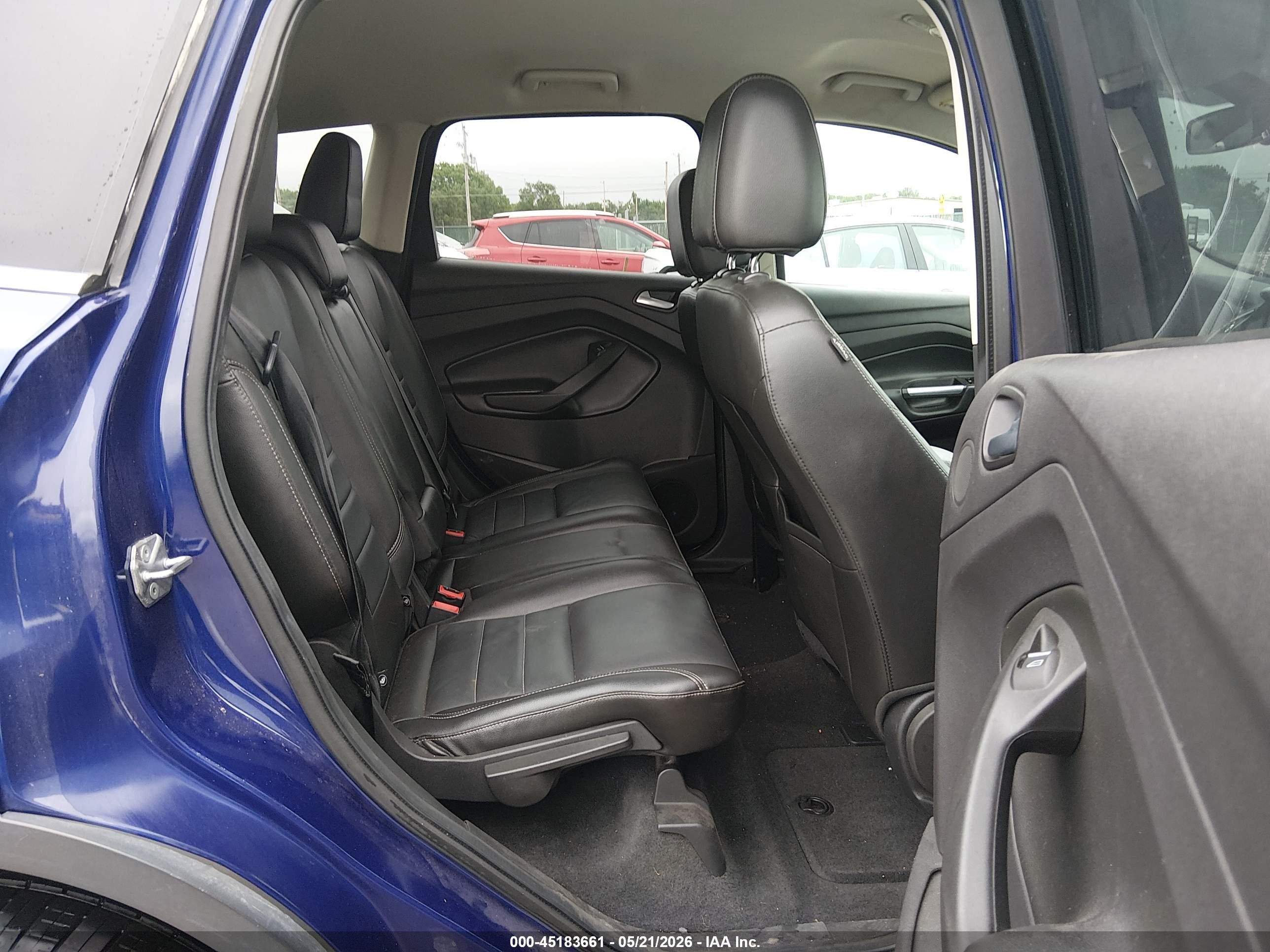 2014 Ford Escape Titanium Blue vin: 1FMCU0J91EUE23860
