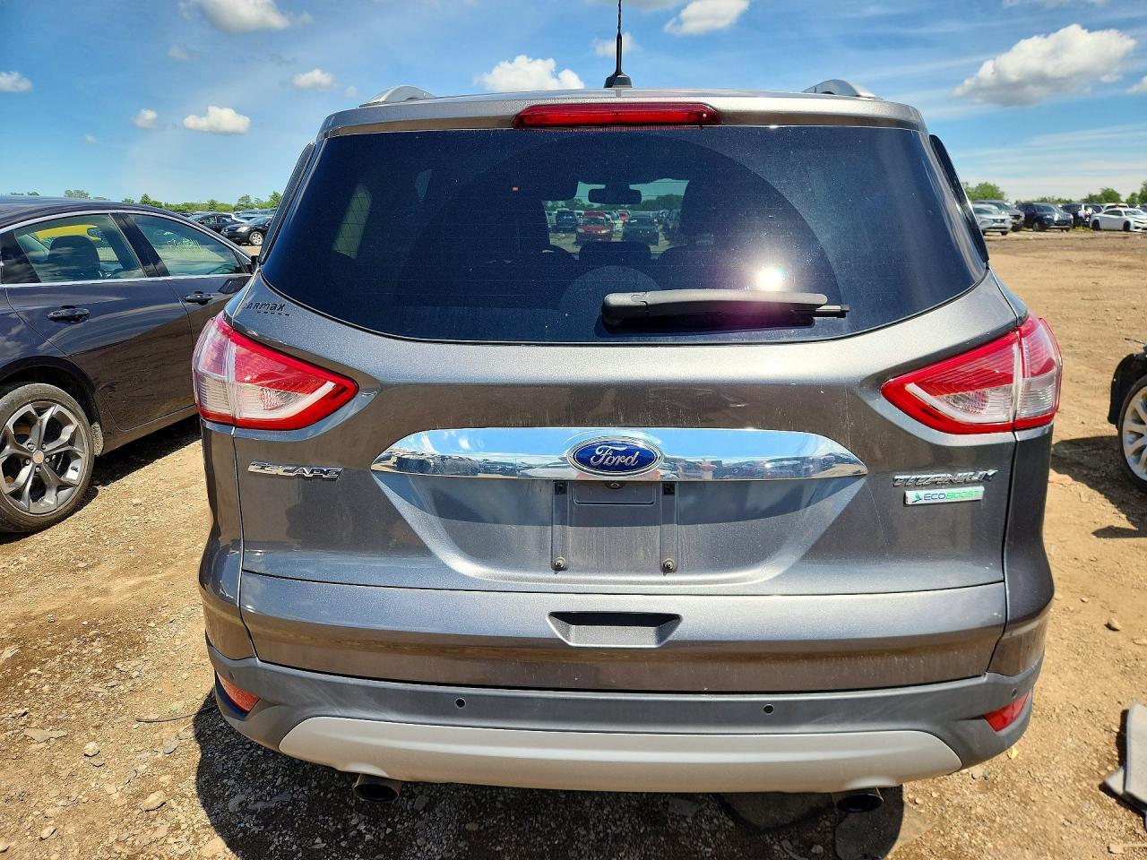 2014 Ford Escape Titanium Gray vin: 1FMCU0J91EUE25141